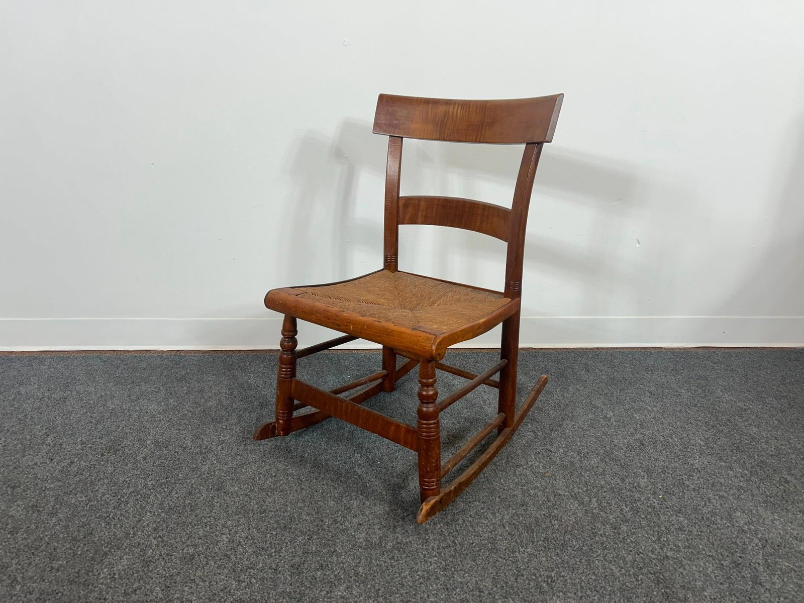 Vintage Children's Wooden Rocking Chair (1 of 1)