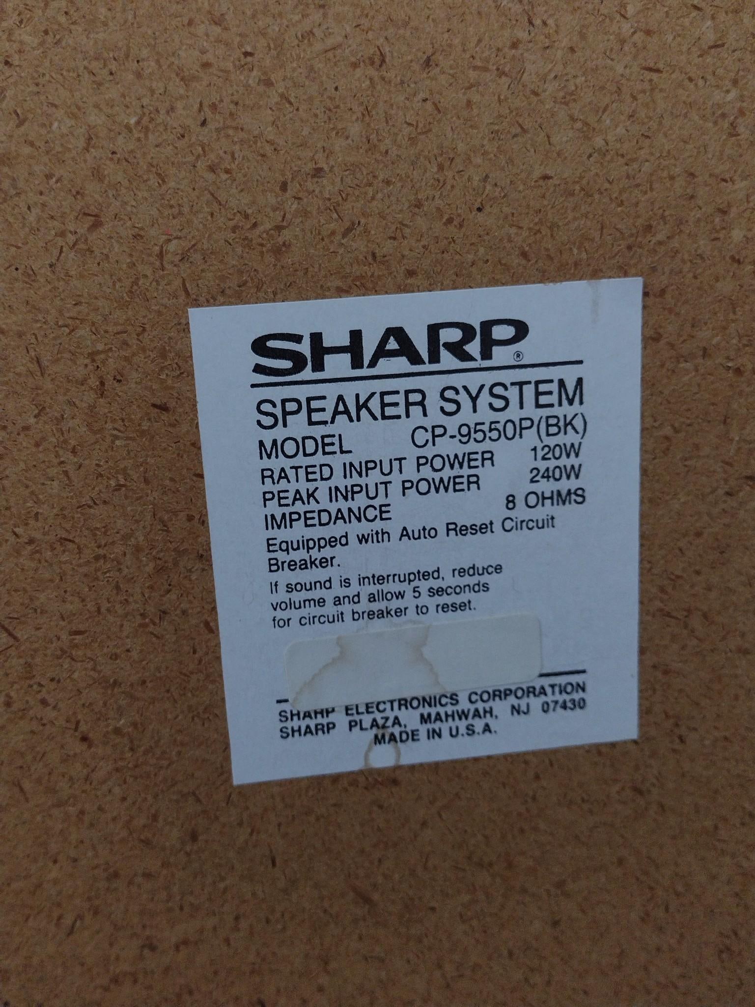 Sharp Hi-Fi System - 3