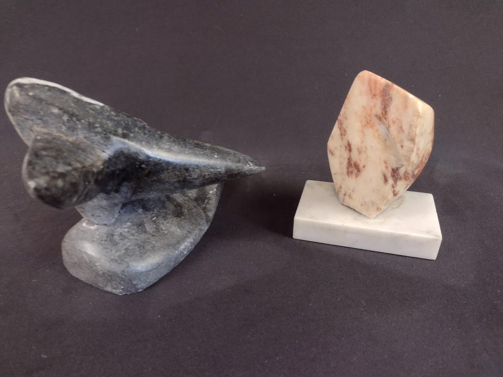 2 David Breeden (1938-2006, American) Stone Sculptures (1 of 3)