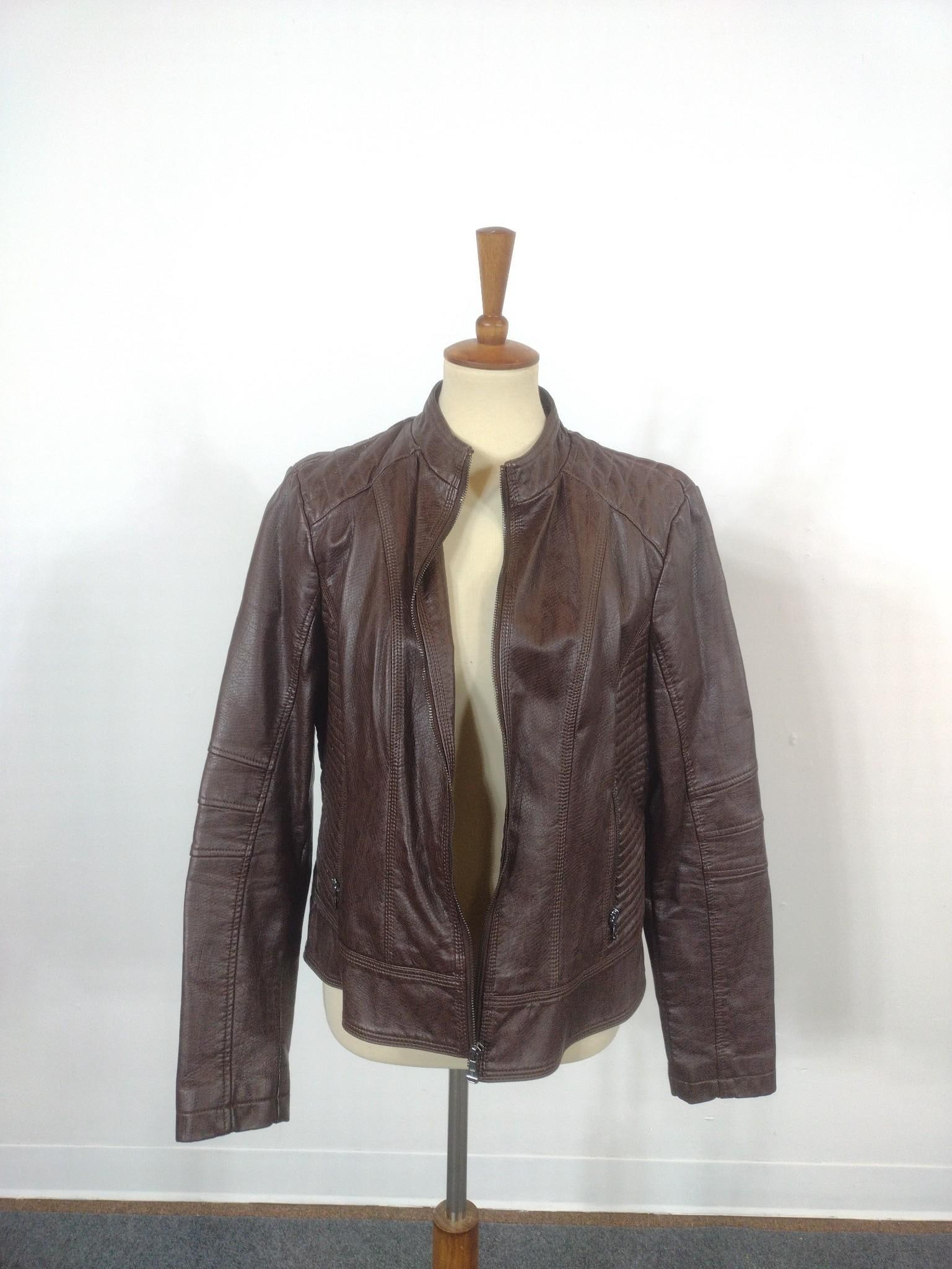 Women's Guess Faux Leather Jacket (1 of 3)