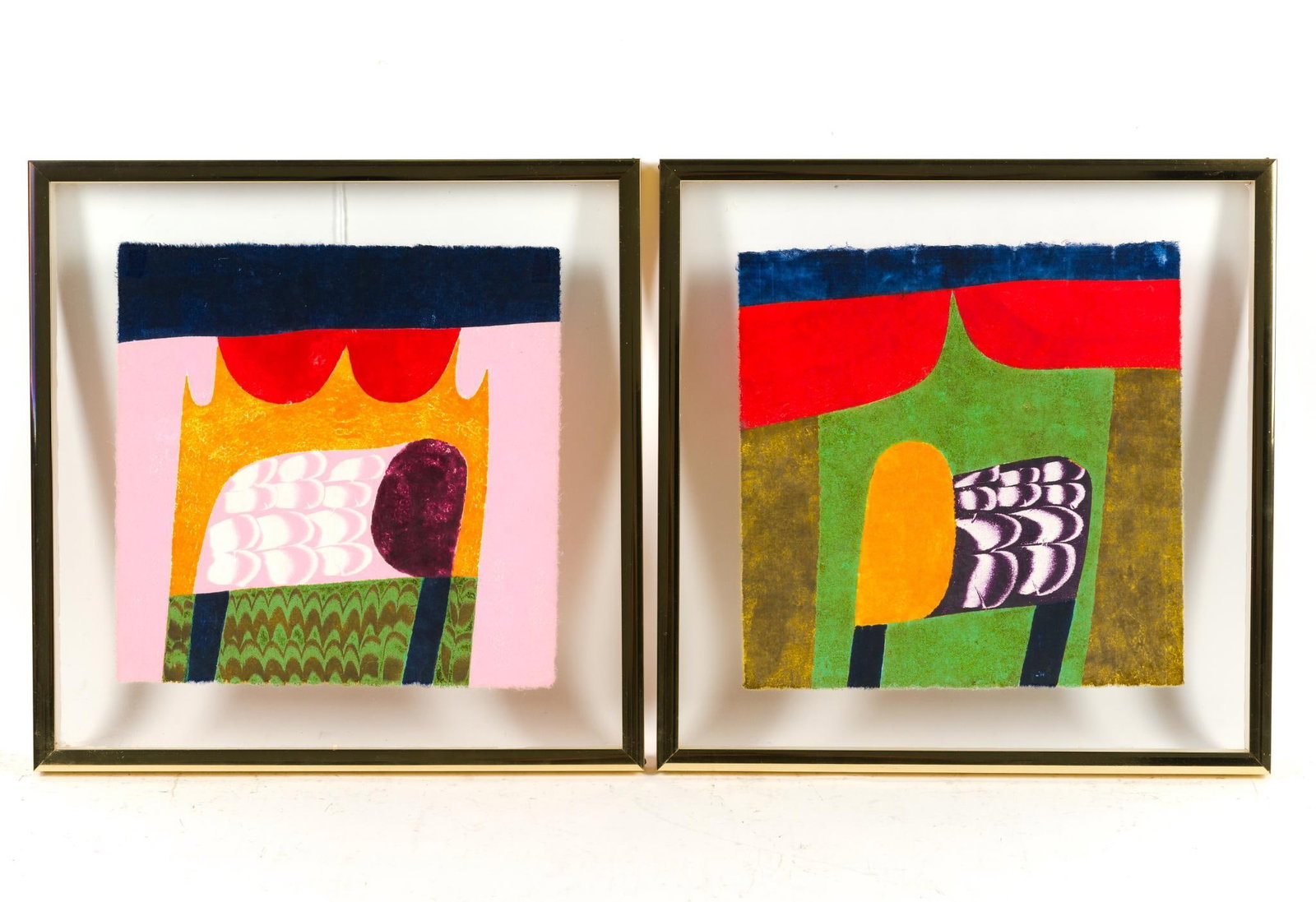 Two Color Woodcut Prints Carol Summers (1 of 5)