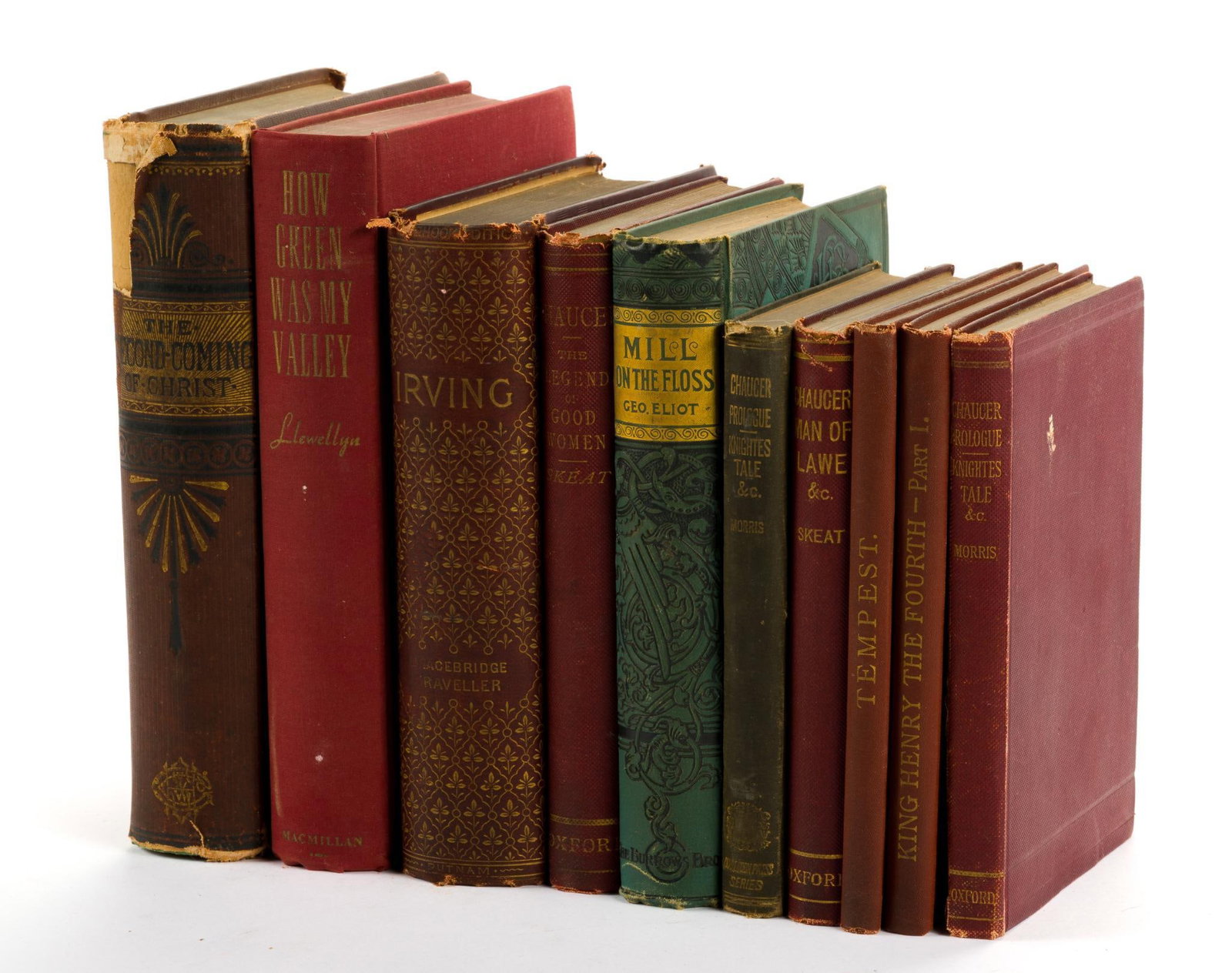 10 Vintage Books Incl. How Green Was My Valley: Also includes The Tempest, Mill on the Floss, and more 