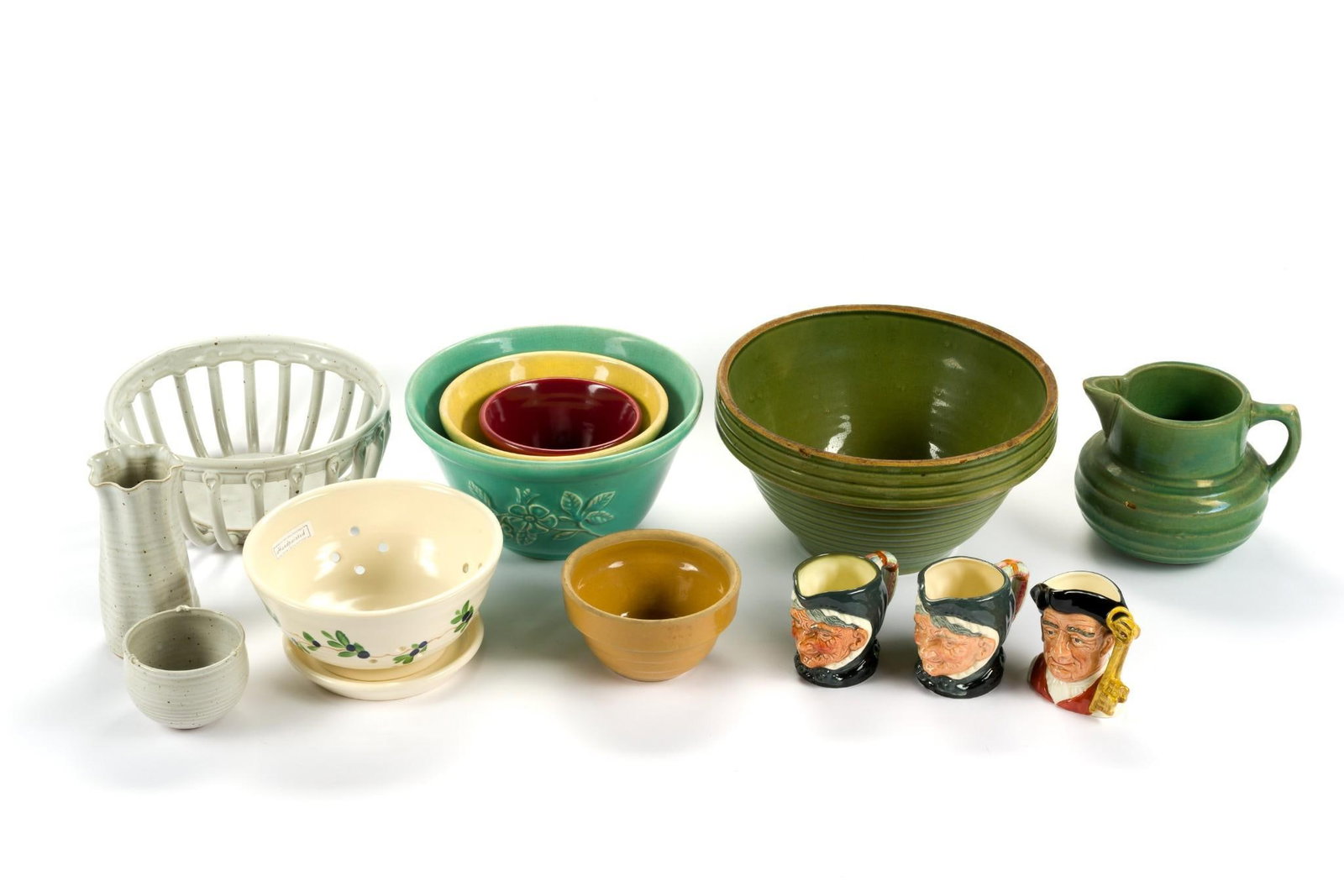 14 Pieces Kitchenware Incl. Toby Mugs (1 of 13)