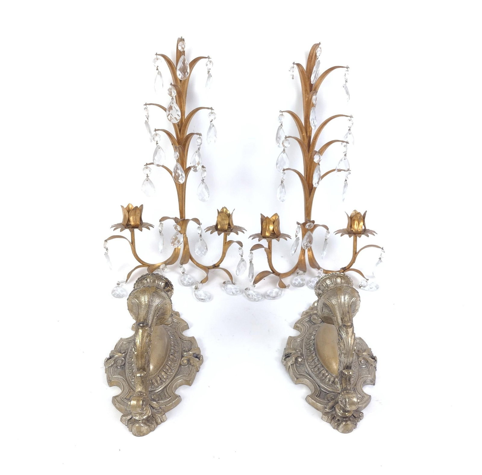 Pair of Wall Sconce Candelabra (1 of 3)