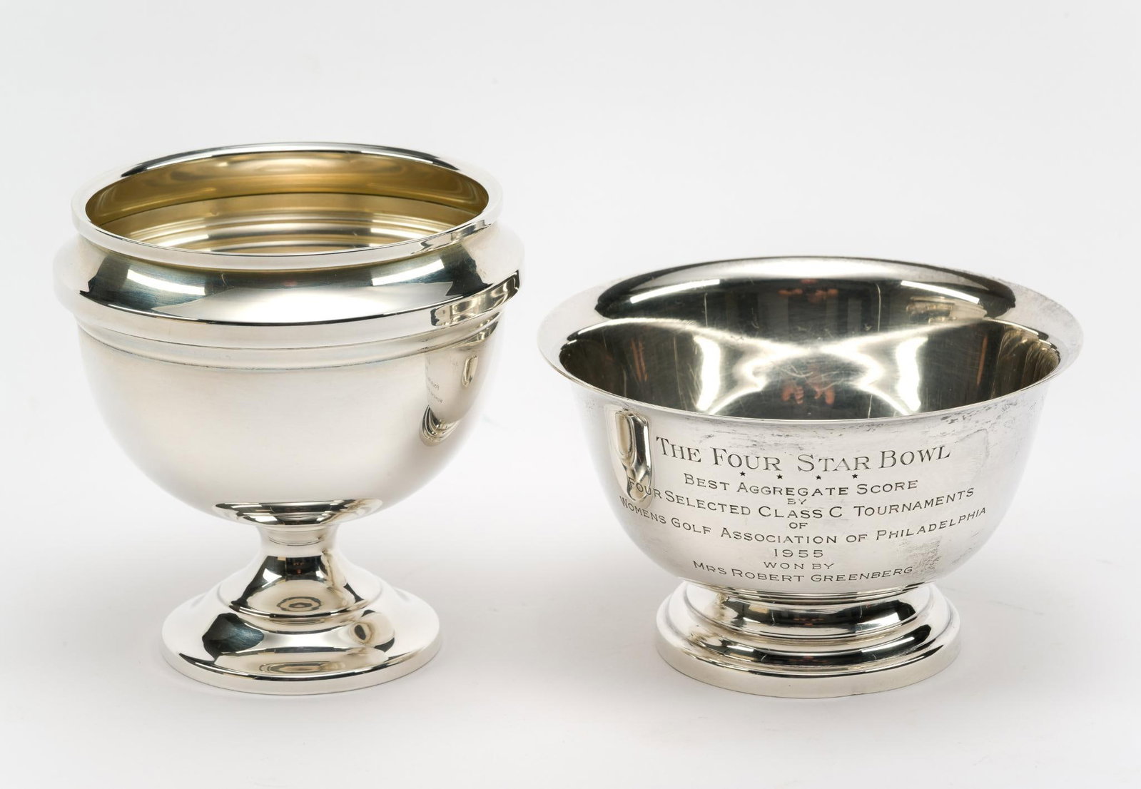 2 Sterling Silver Bowls Incl. Trophy Bowl (1 of 6)