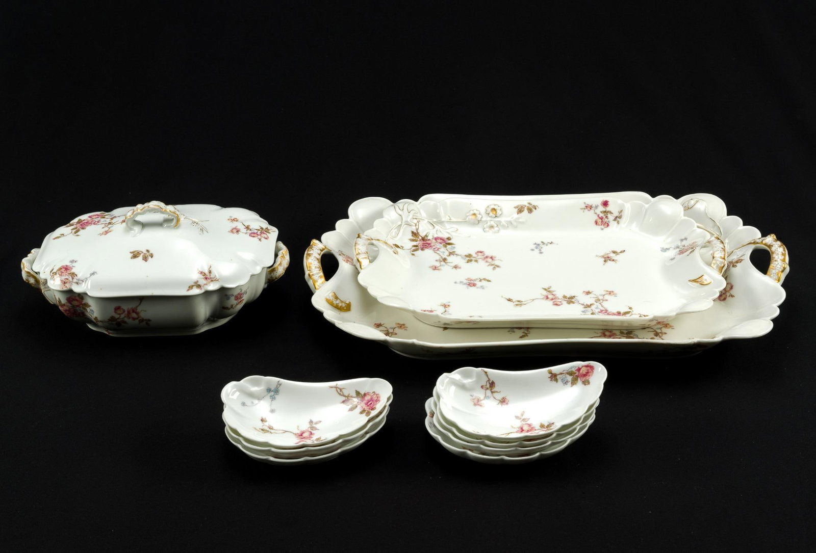 Haviland Limoges Antique Serving Service (1 of 5)