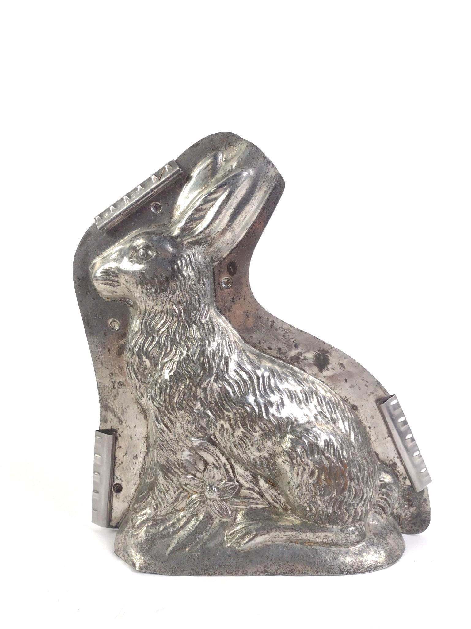 Antique Metal Rabbit Chocolate Mold (1 of 4)