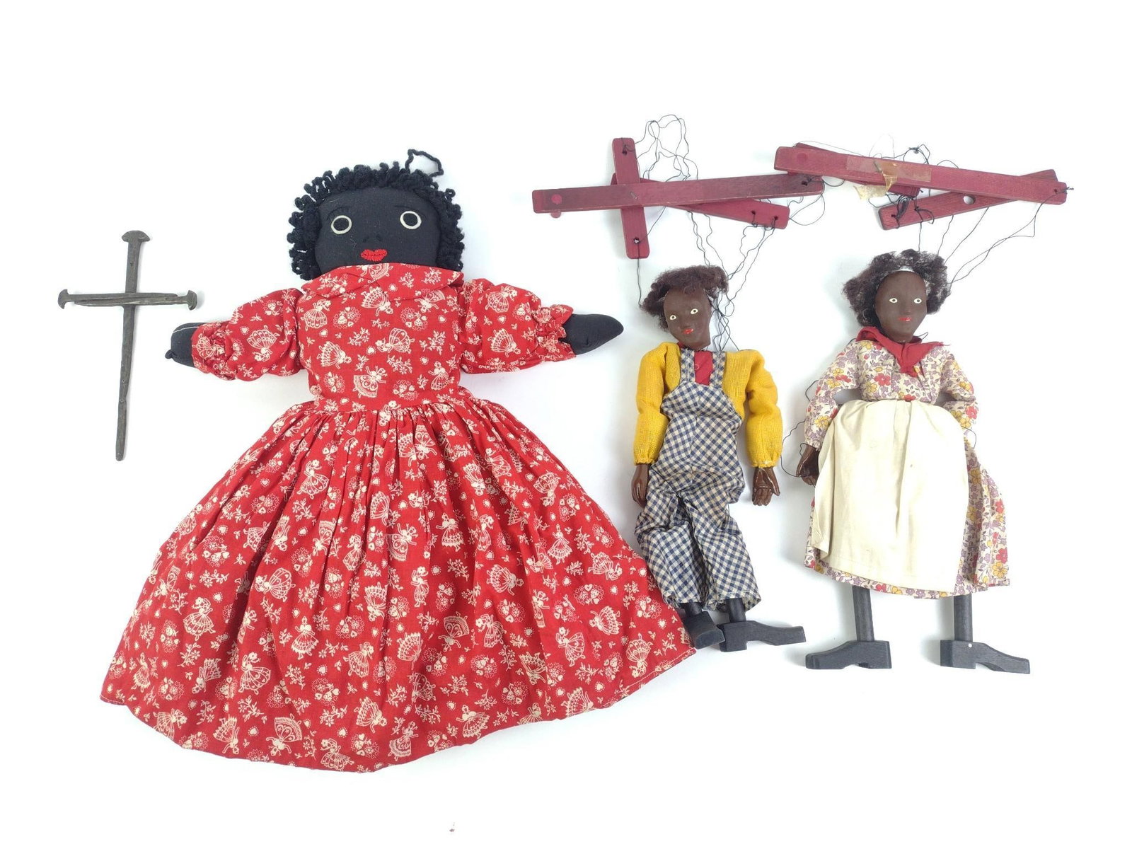 Topsy Turvy Rag Doll and Handmade Marionettes (1 of 6)