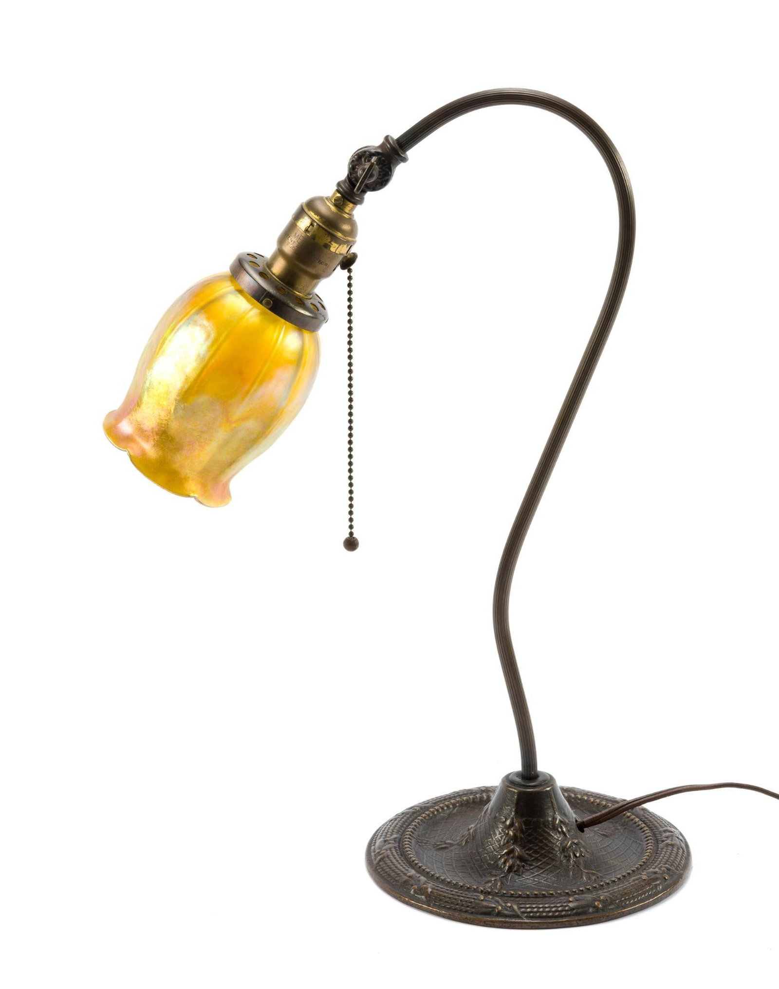 Tiffany Studios Style Bronze Lamp (1 of 5)