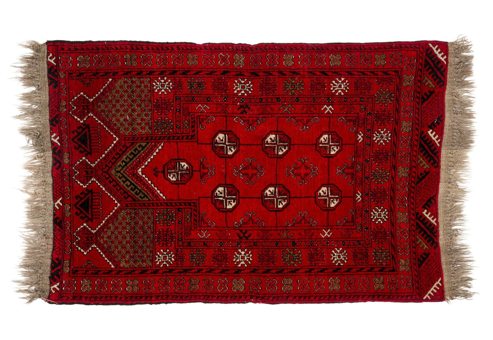 Turkmen-Style Prayer Rug (1 of 3)