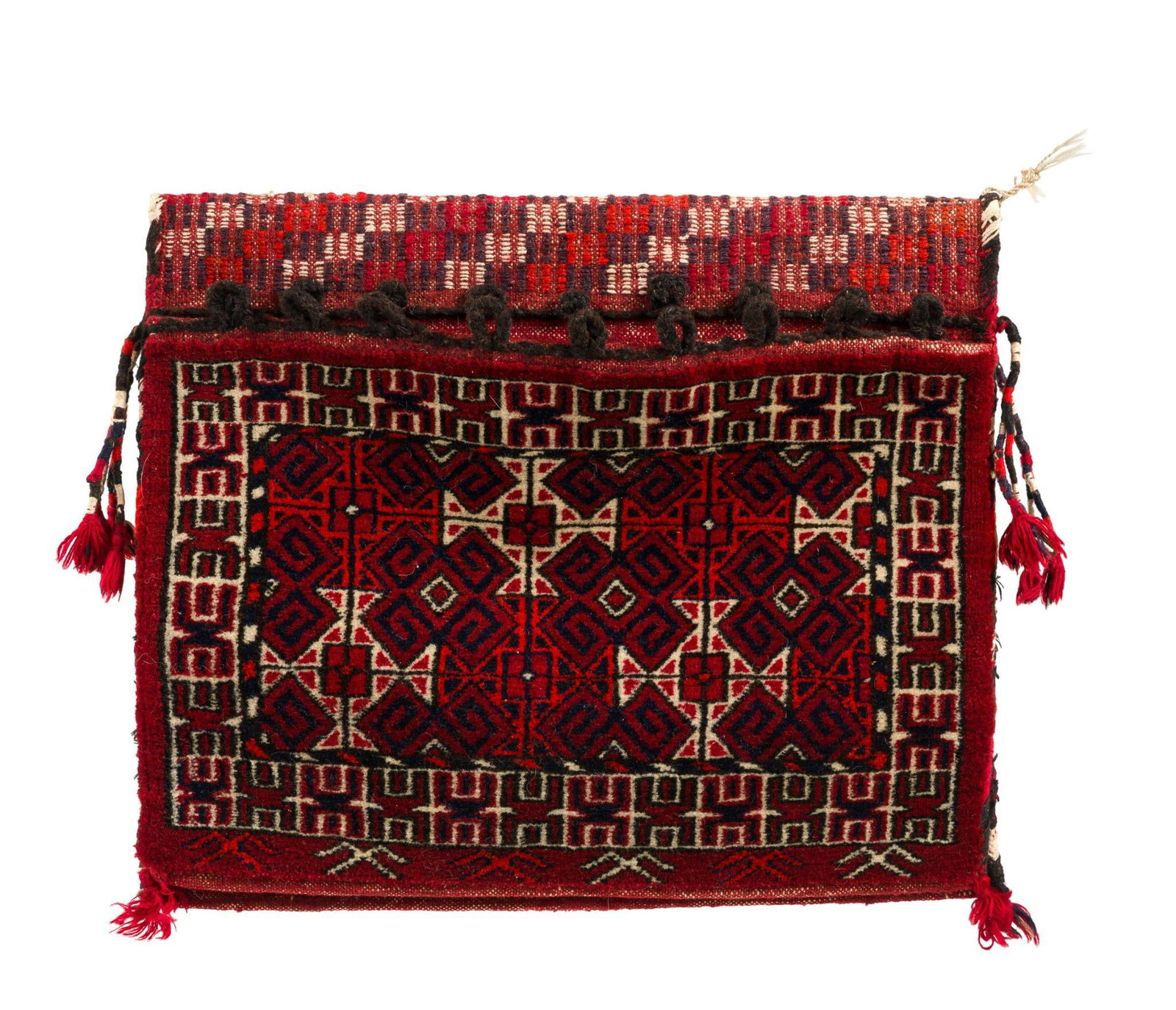 Turkmen-Style Double Saddle Bag Face (Khorjin Panel) (1 of 5)