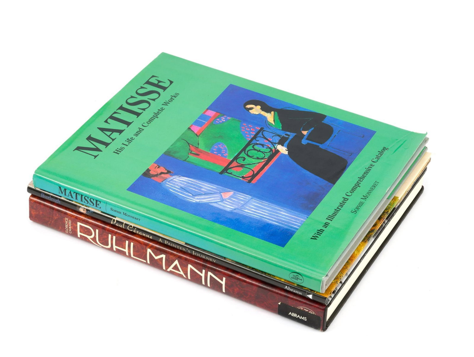 3 Art Books: Includes (1) Matisse: His Life and Complete Works by Sophie Monneret. Copyright Longmeadow Press 1995.; (2) Paul Cezanne: A Painter's Journey by Robert Burleigh. Copyright National Gallery of Art 2006
