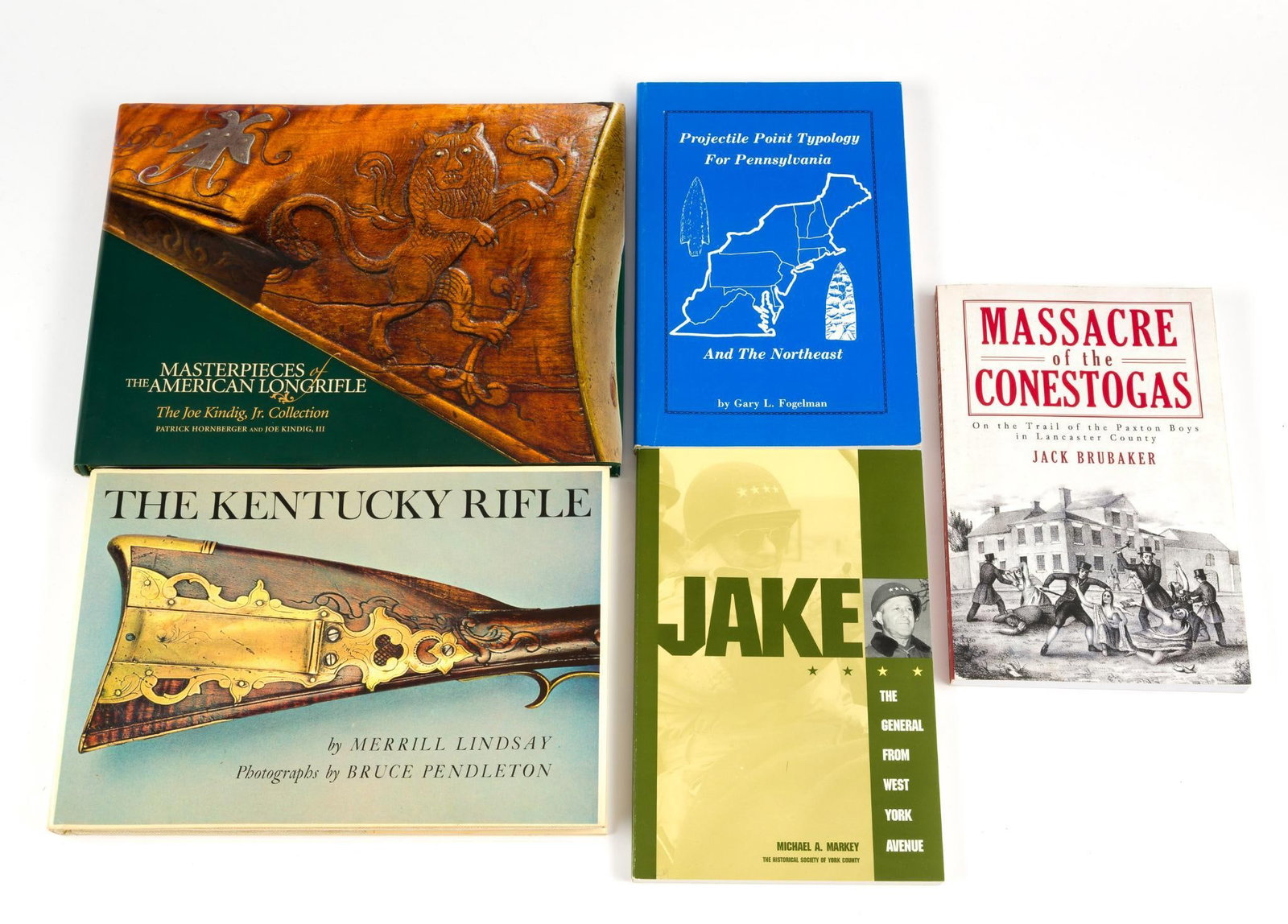 5 Gun & Militaria Books incl. The Kentucky Rifle (1 of 4)