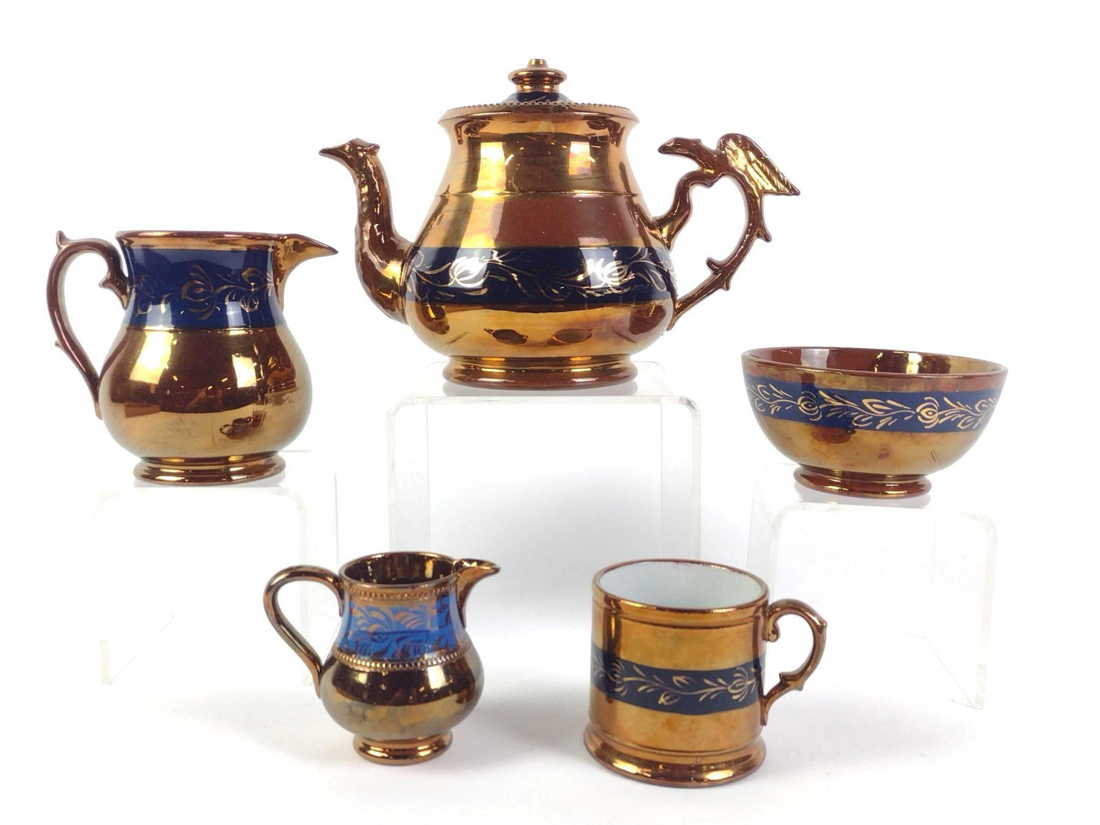 5 Pc Lusterware Tea Service (1 of 4)