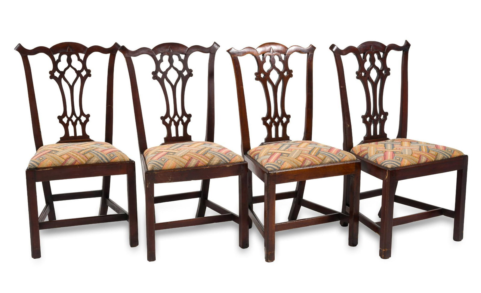 4 Philadelphia Chippendale Side Chairs Circa 1770 (1 of 11)
