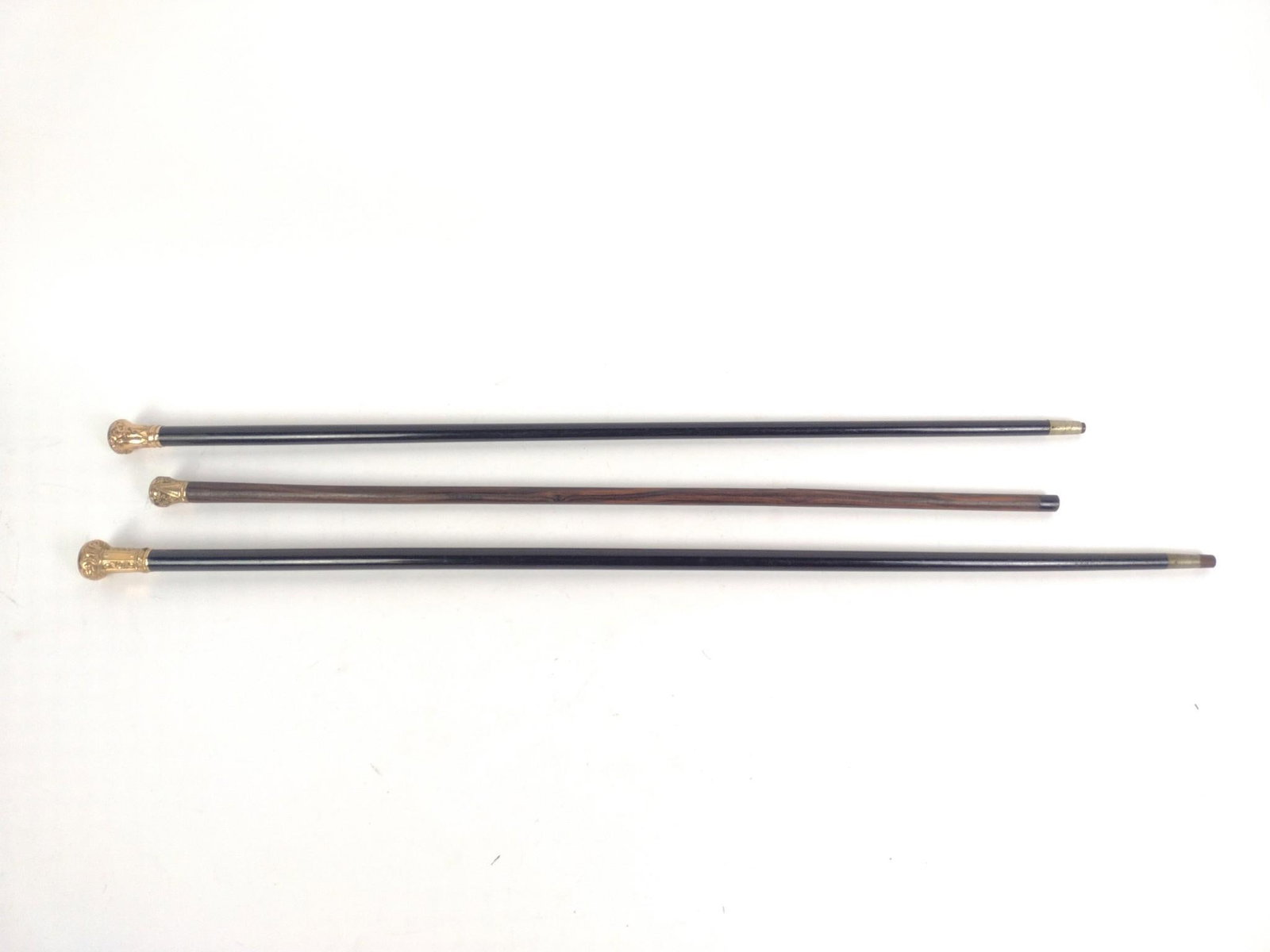 3 Antique Dress Canes or Walking Sticks (1 of 5)