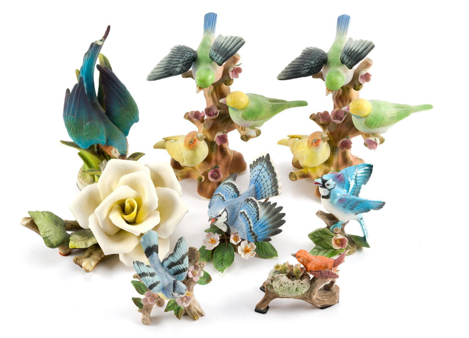 Porcelain Bird Figurines (1 of 8)