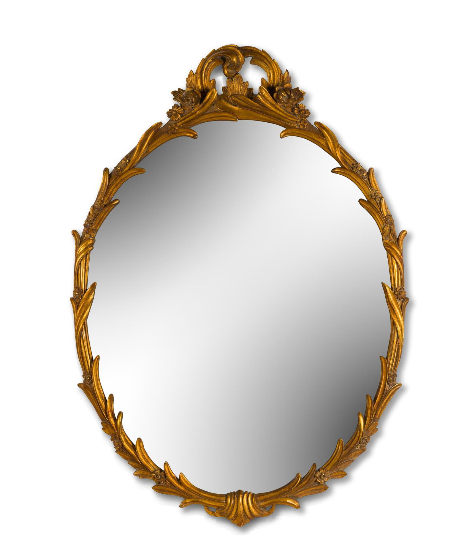 Carved Wood Rococo Style Mirror (1 of 3)