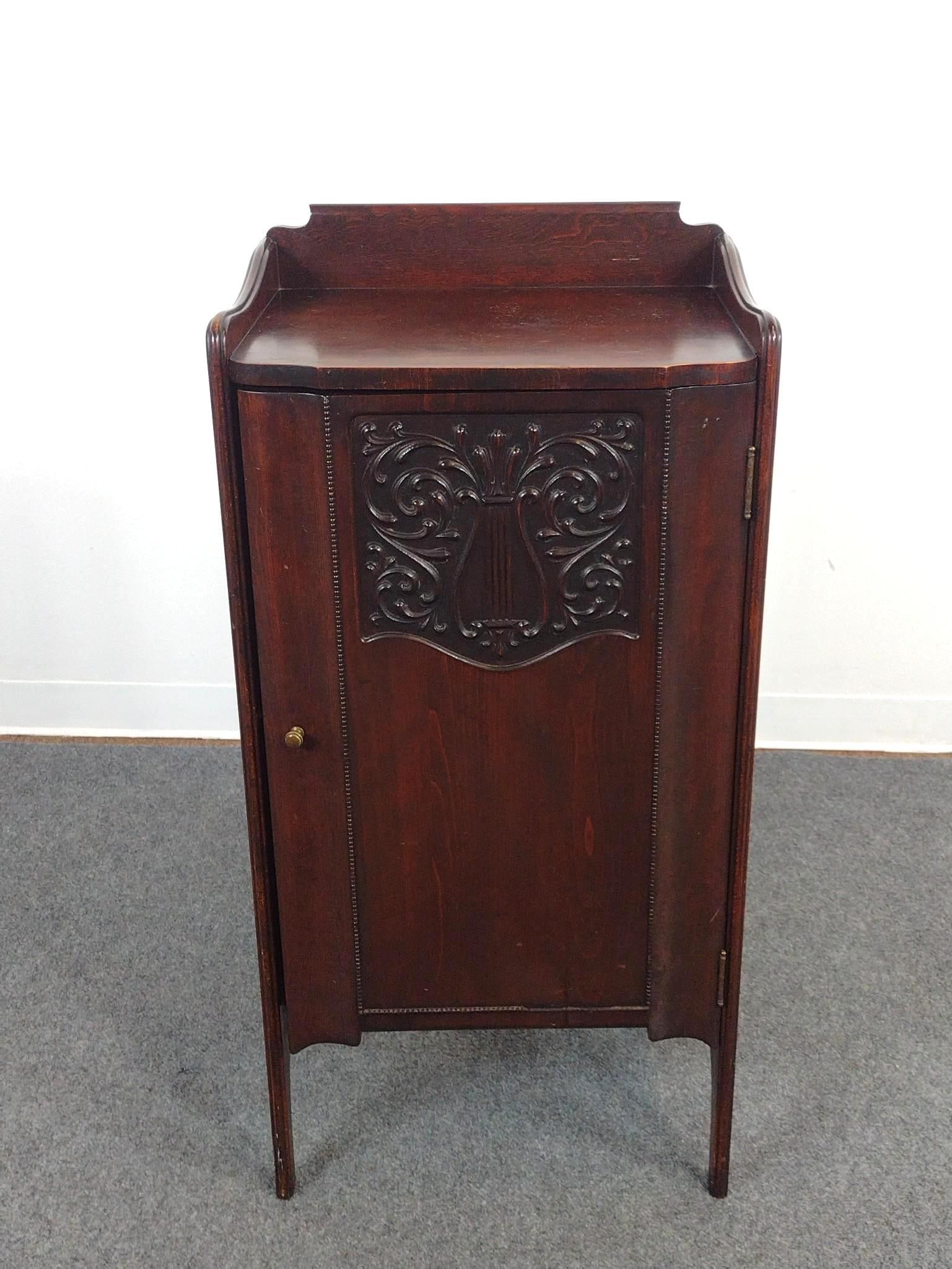 Antique Sheet Music Cabinet (1 of 6)