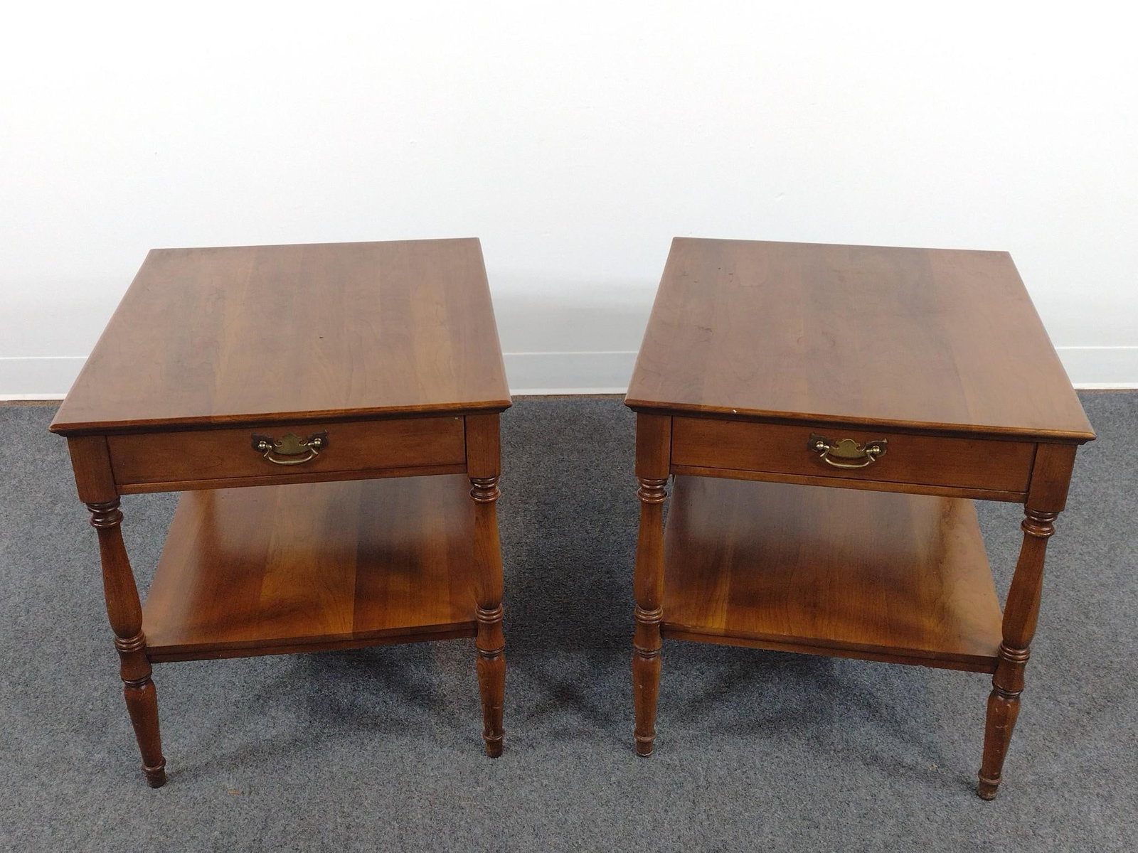 Pair of Vintage Statton End Tables (1 of 6)