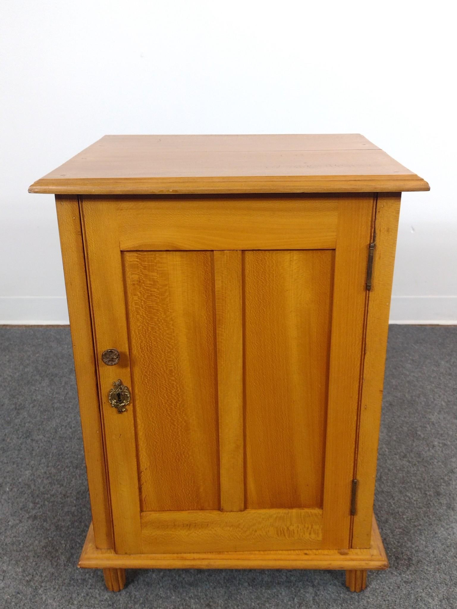 Flatware Storage Chest: 20-1/4" wide X 17" deep X 28-1/2" high. No manufactures name found.