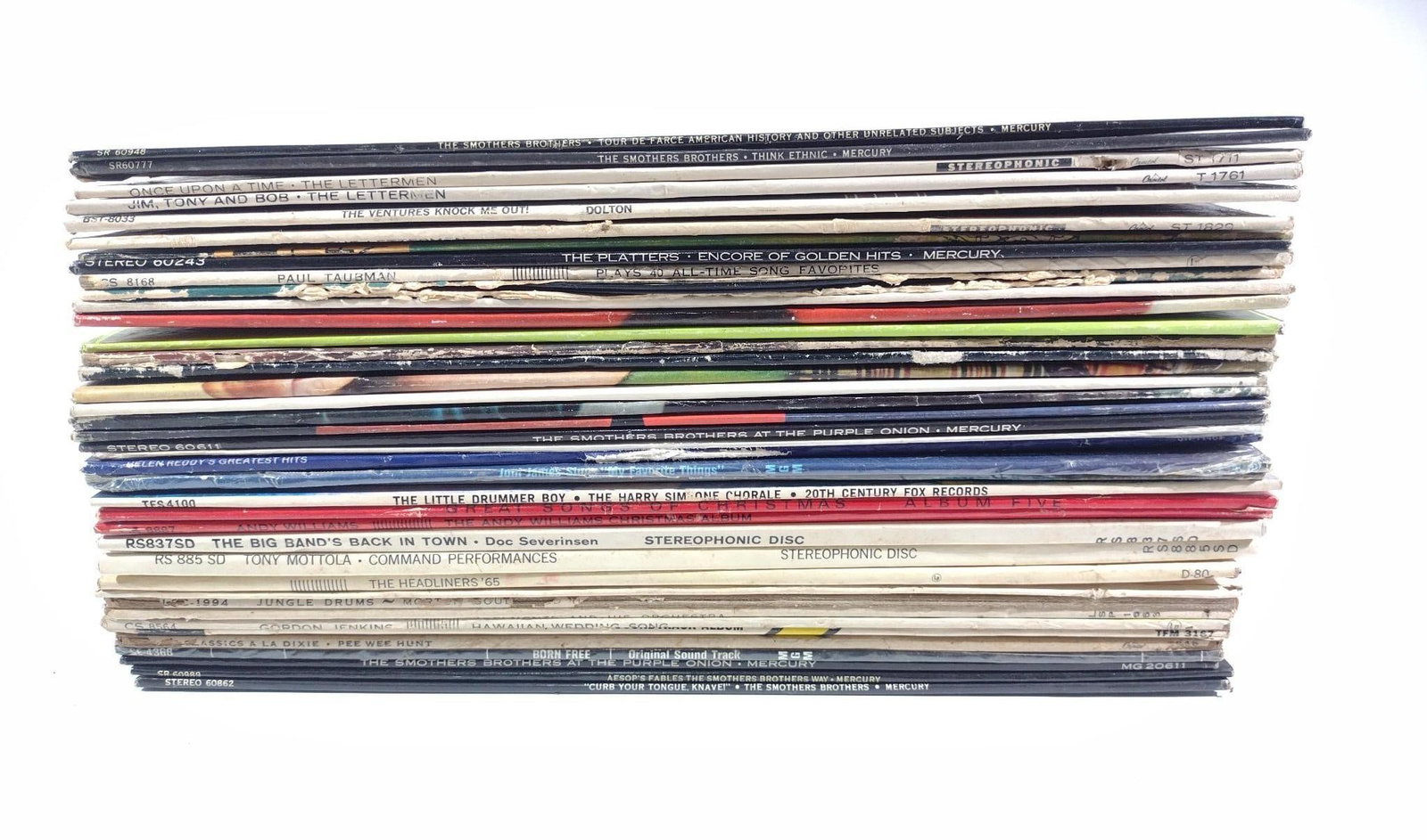 40 Vinyl Records Incl. Paul Taubman: Also includes Roger Williams, Jim Reeves, Joni James and The Smothers Brothers. 