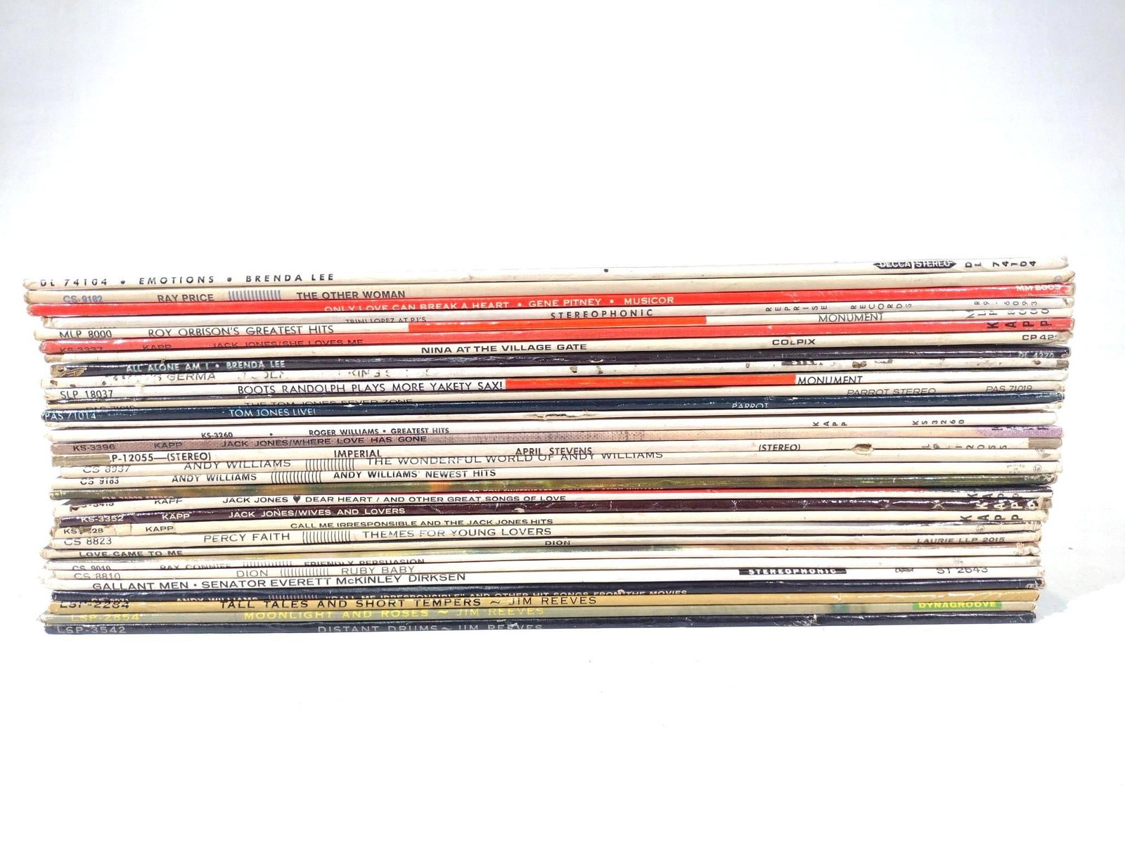 30 Vinyl Records Incl. Nina Simone: Also includes Brenda Lee, Jack Jones, Ray Price and more!