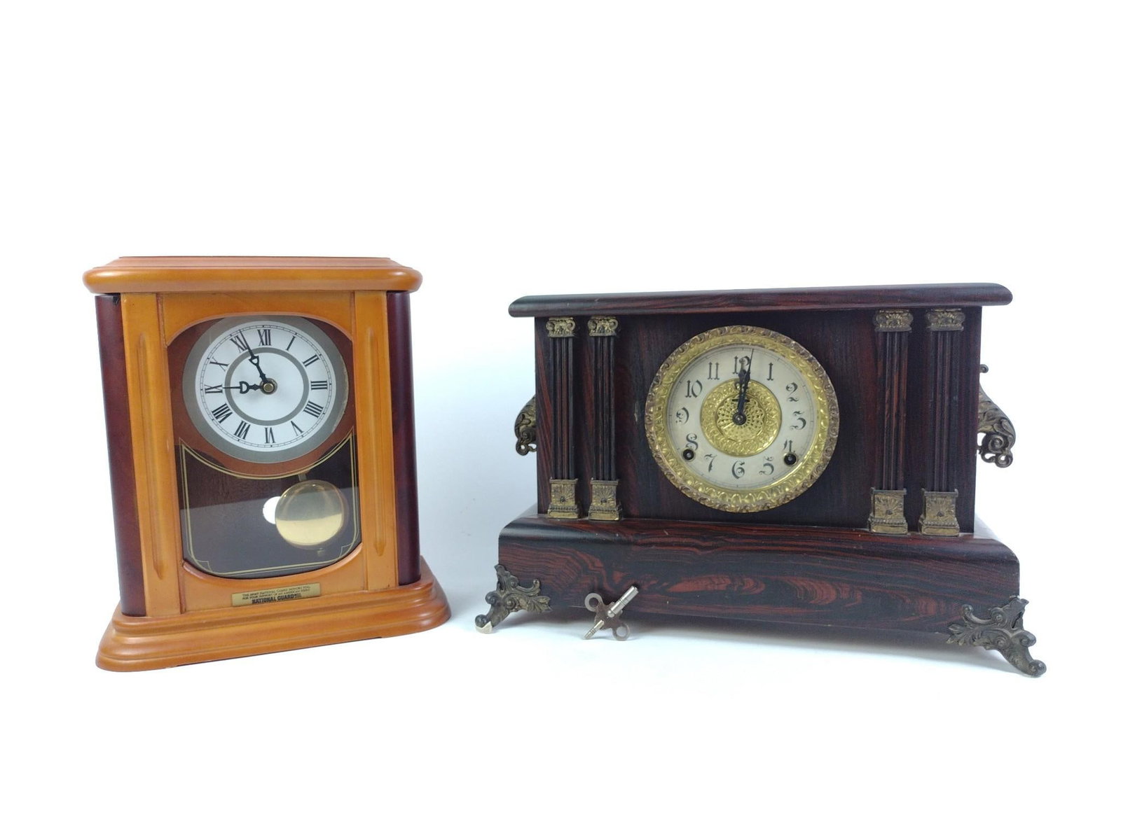 2 Mantle Clocks Incl. E. Ingraham Co. (1 of 5)