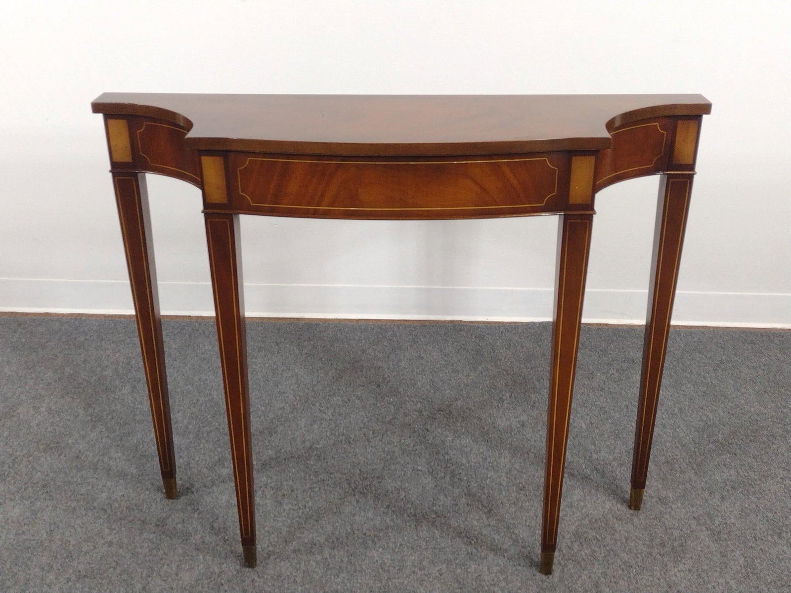 Federal Style Inlaid Hall or Console Table (1 of 6)
