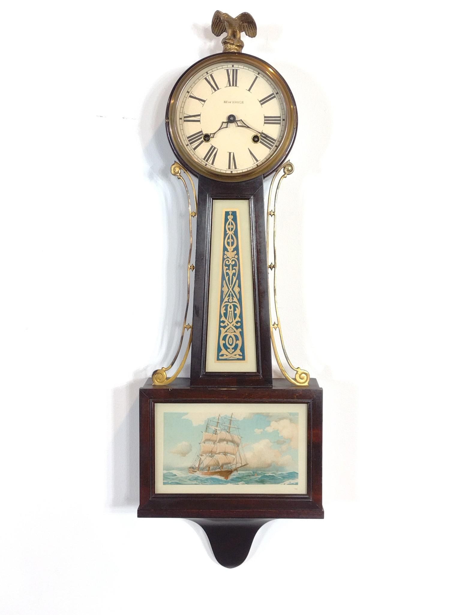 New Haven Banjo Wall Clock (1 of 2)