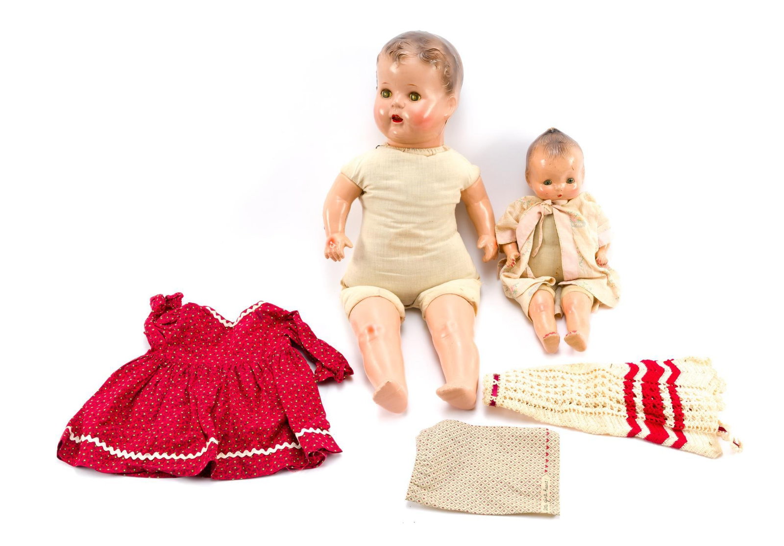 2 Vintage Composition Baby Dolls (1 of 3)