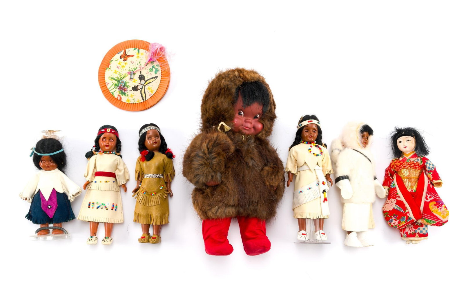 Assorted Vintage Multi-Cultural Dolls (1 of 4)