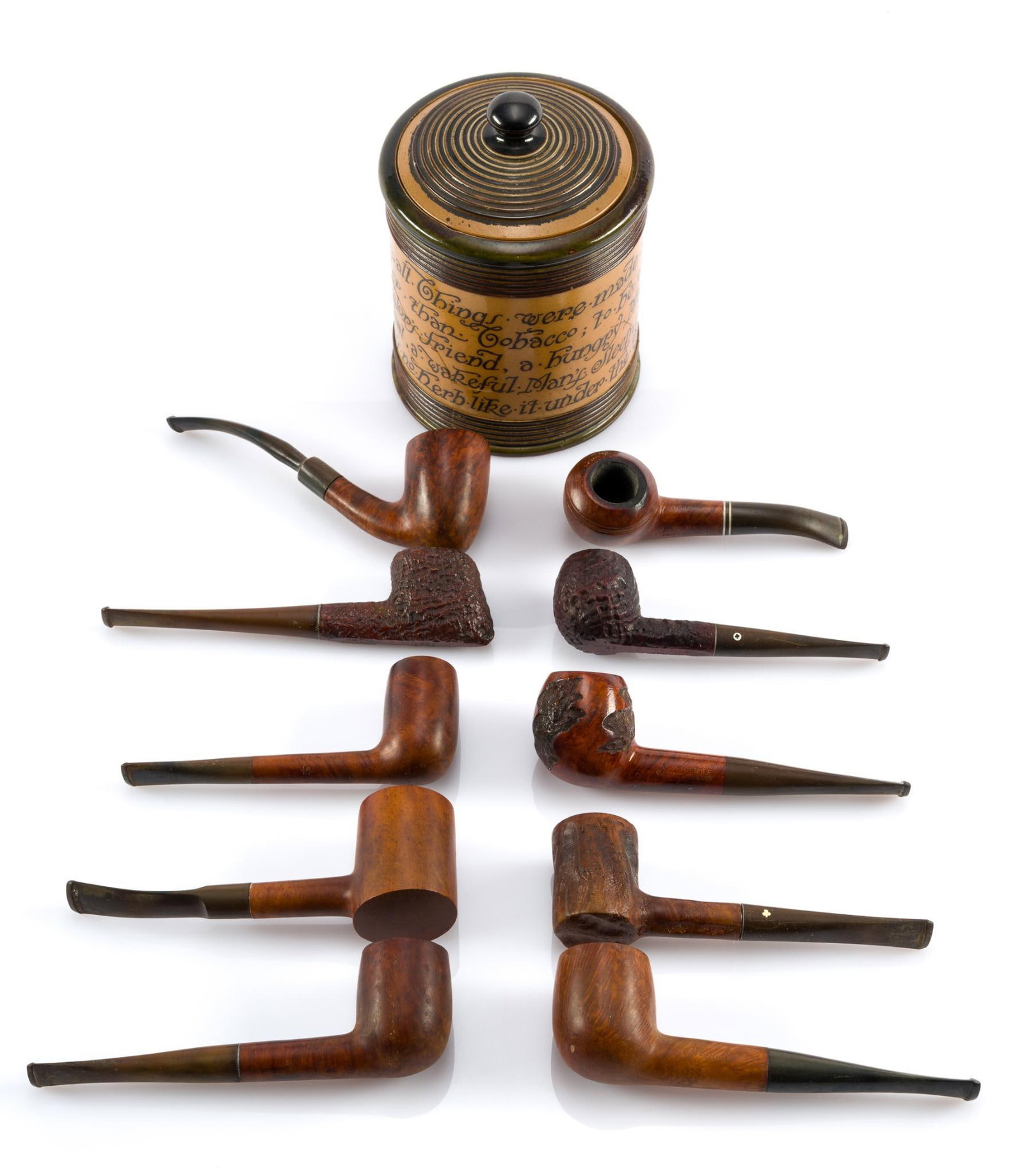 Pipes and Antique Tobacco Jar (1 of 5)