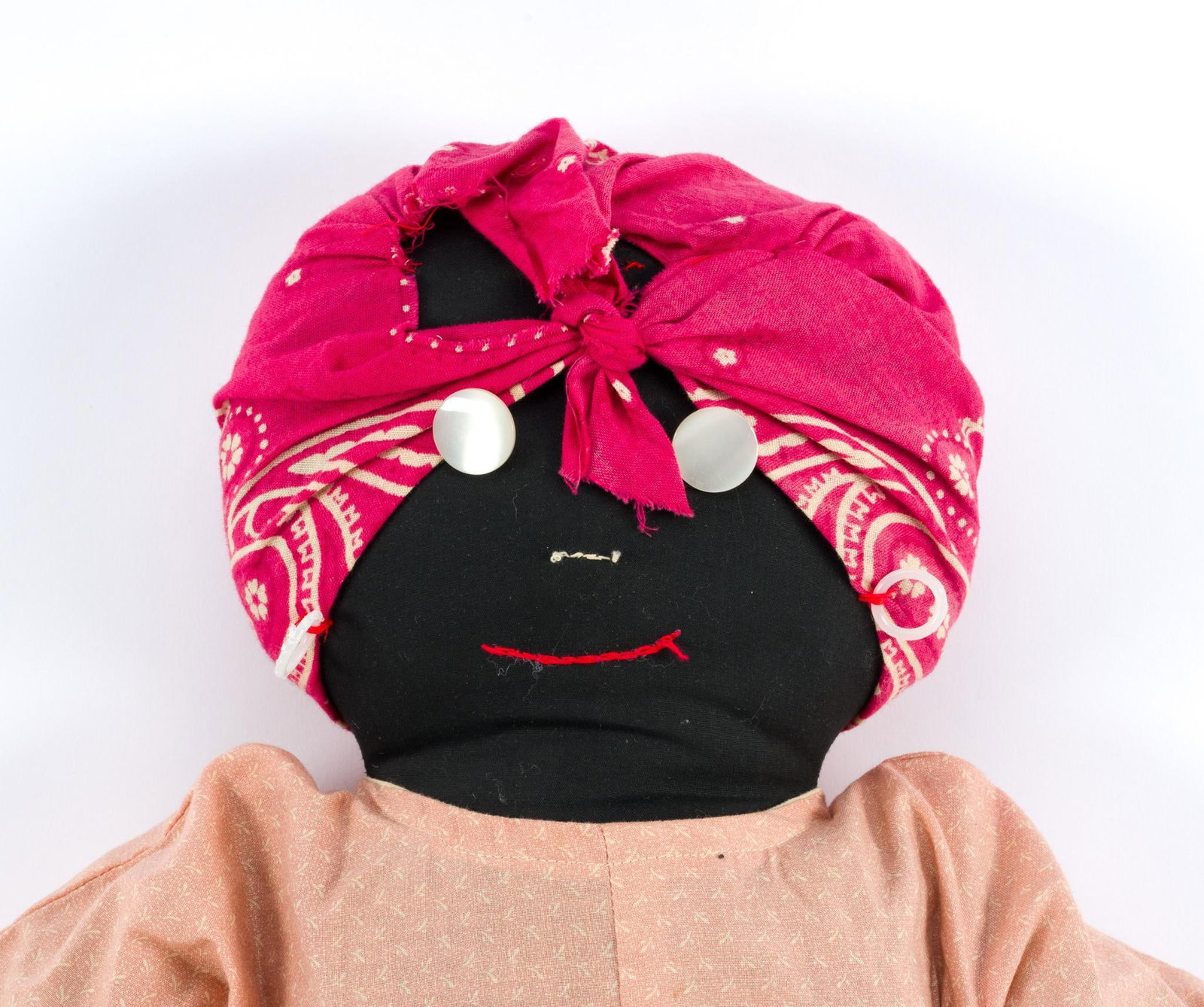 Black Americana Stuffed Folk Art "Mammy" Doll (1 of 3)