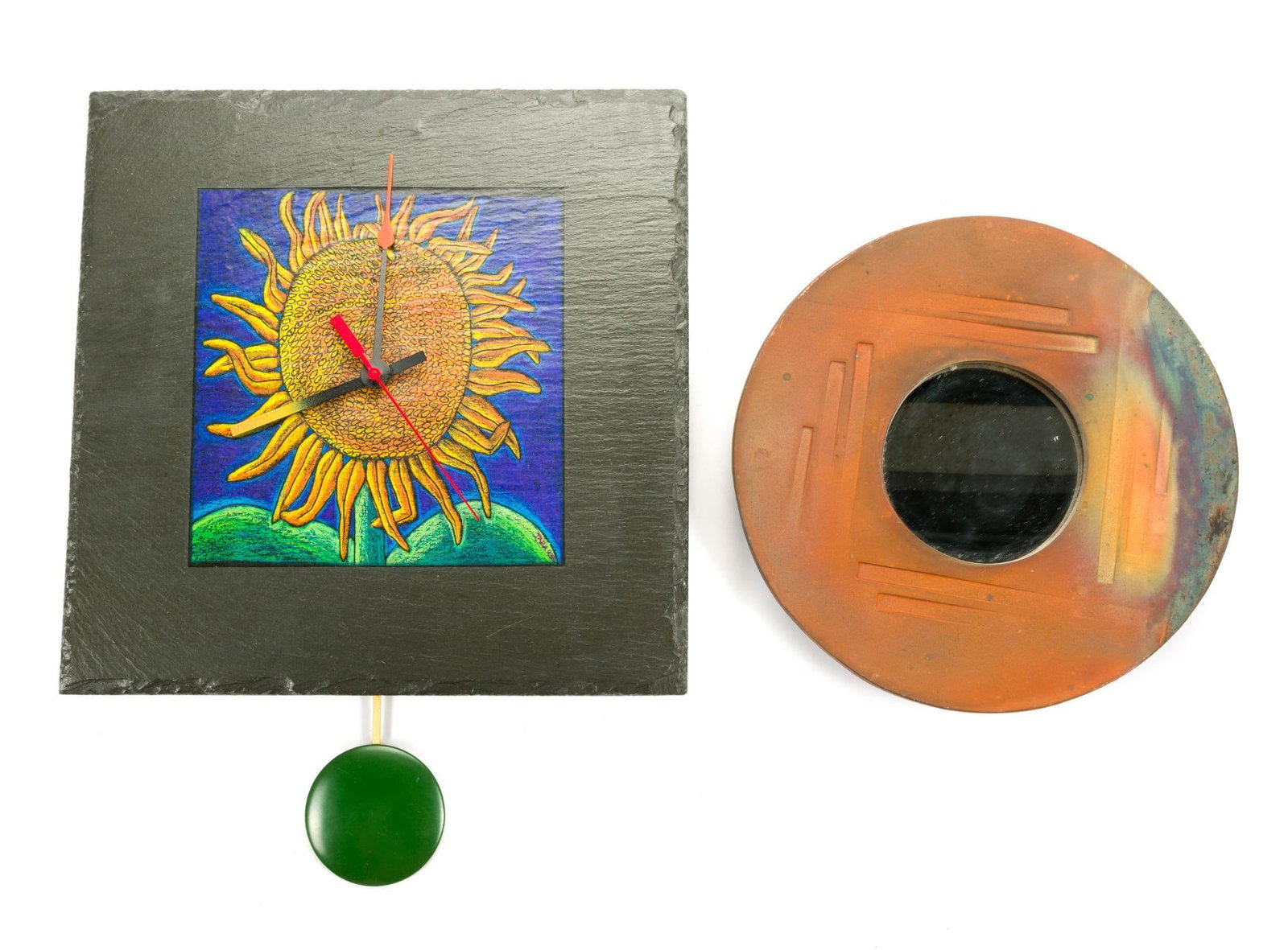 Decorative Clock and Mirror (1 of 5)