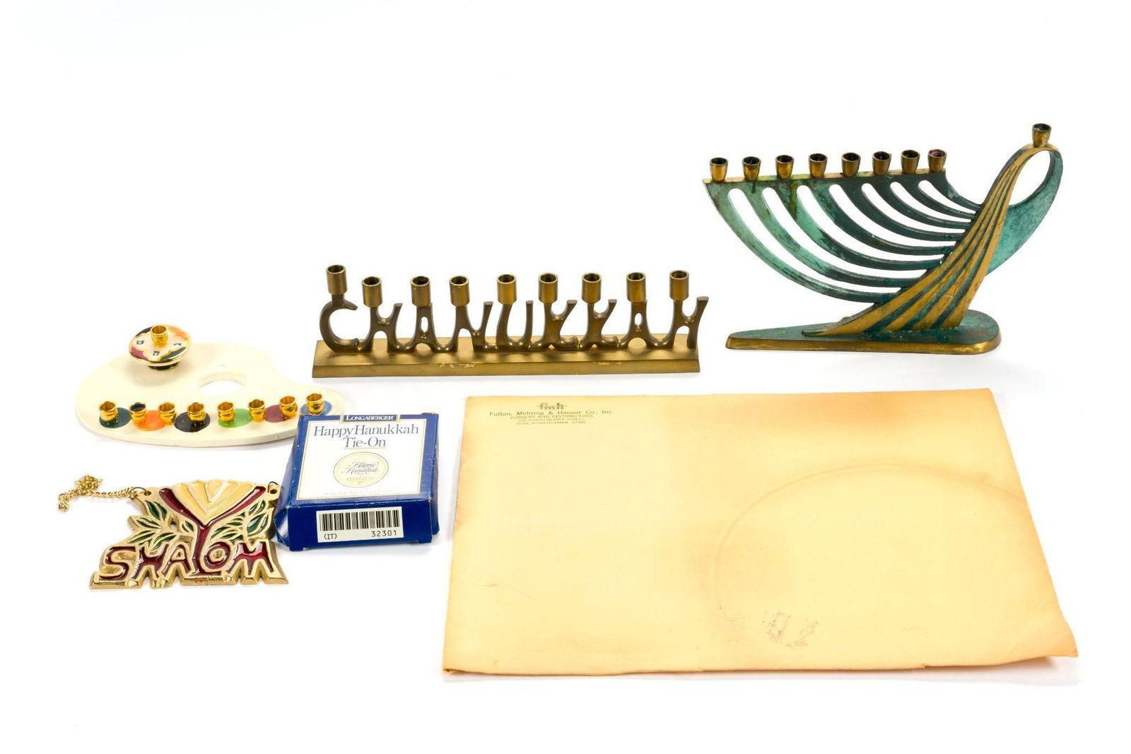 3 Menorahs & 3 Jewish Decorations (1 of 5)