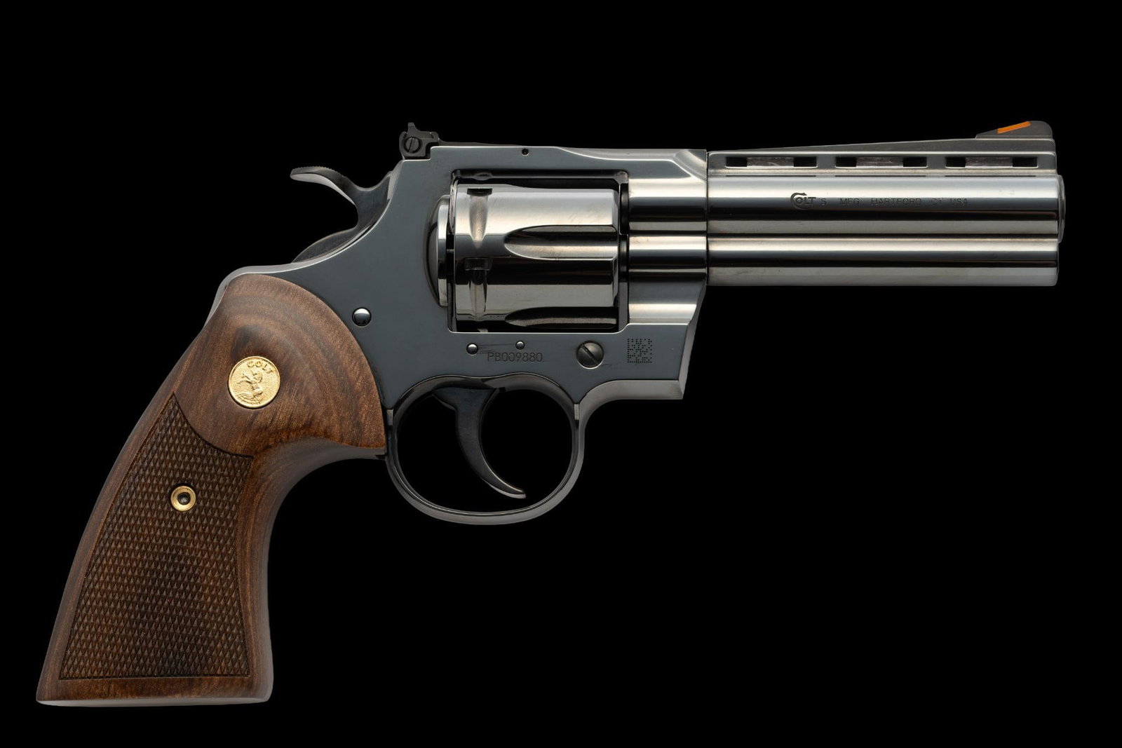 Colt Python Double Action Revolver, Cal .357 Magnum (1 of 5)