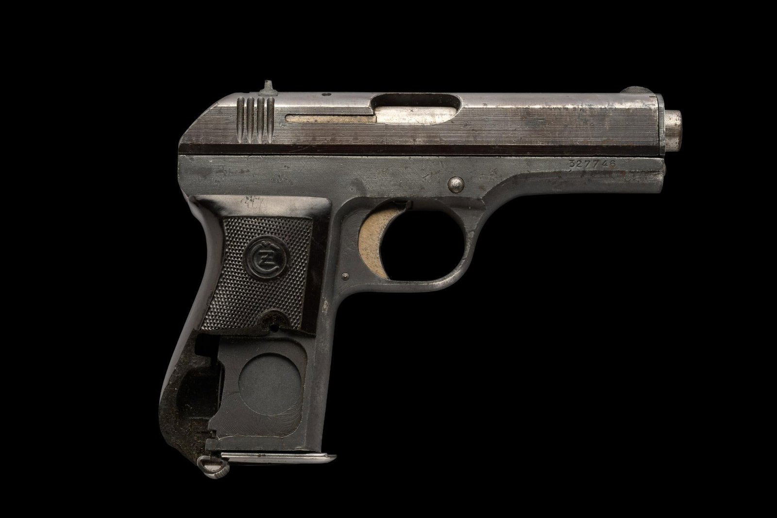 Czech CZ 27 WWII Semi-Auto Pistol, Cal. 32ACP (1 of 4)