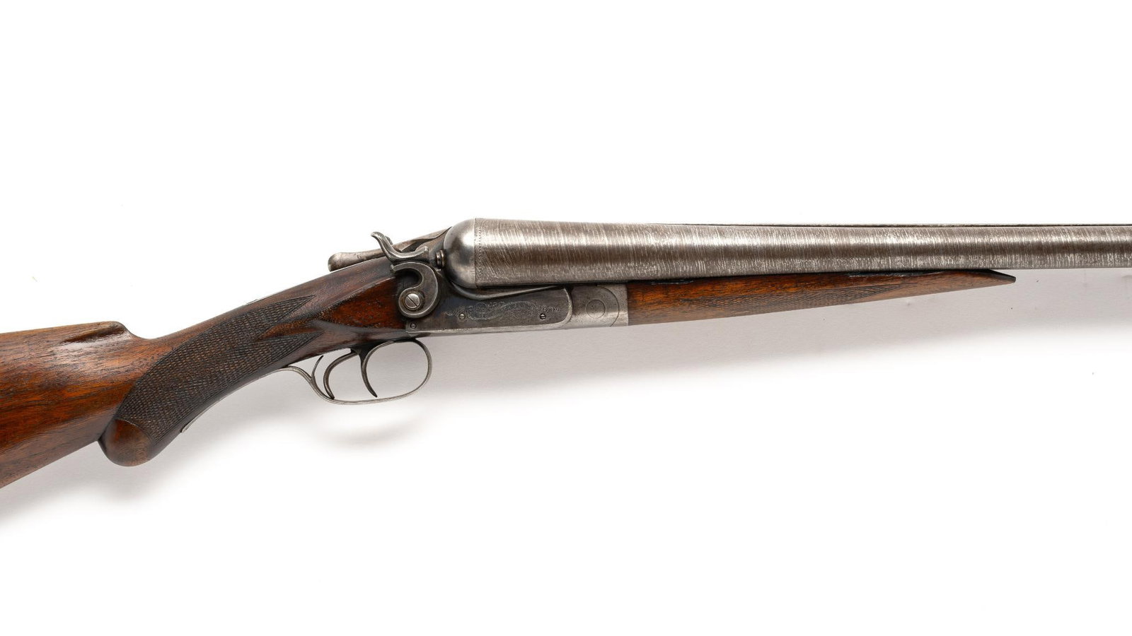 Ithaca Side-by-Side Double Barrel Shotgun, Cal. 10 Ga (1 of 8)