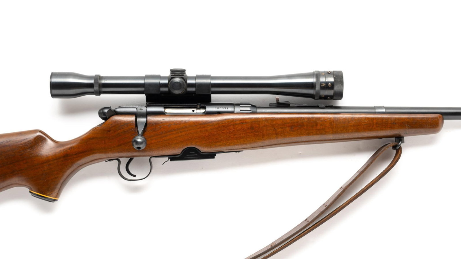 Savage Model 340D Bolt Action Rifle w/ Scope, Cal. .22 Rem. (1 of 9)