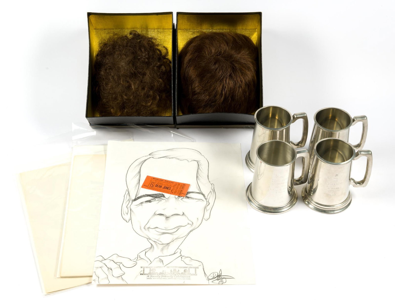 Dean Jones Hollywood Memorabilia Incl. Wigs (1 of 8)