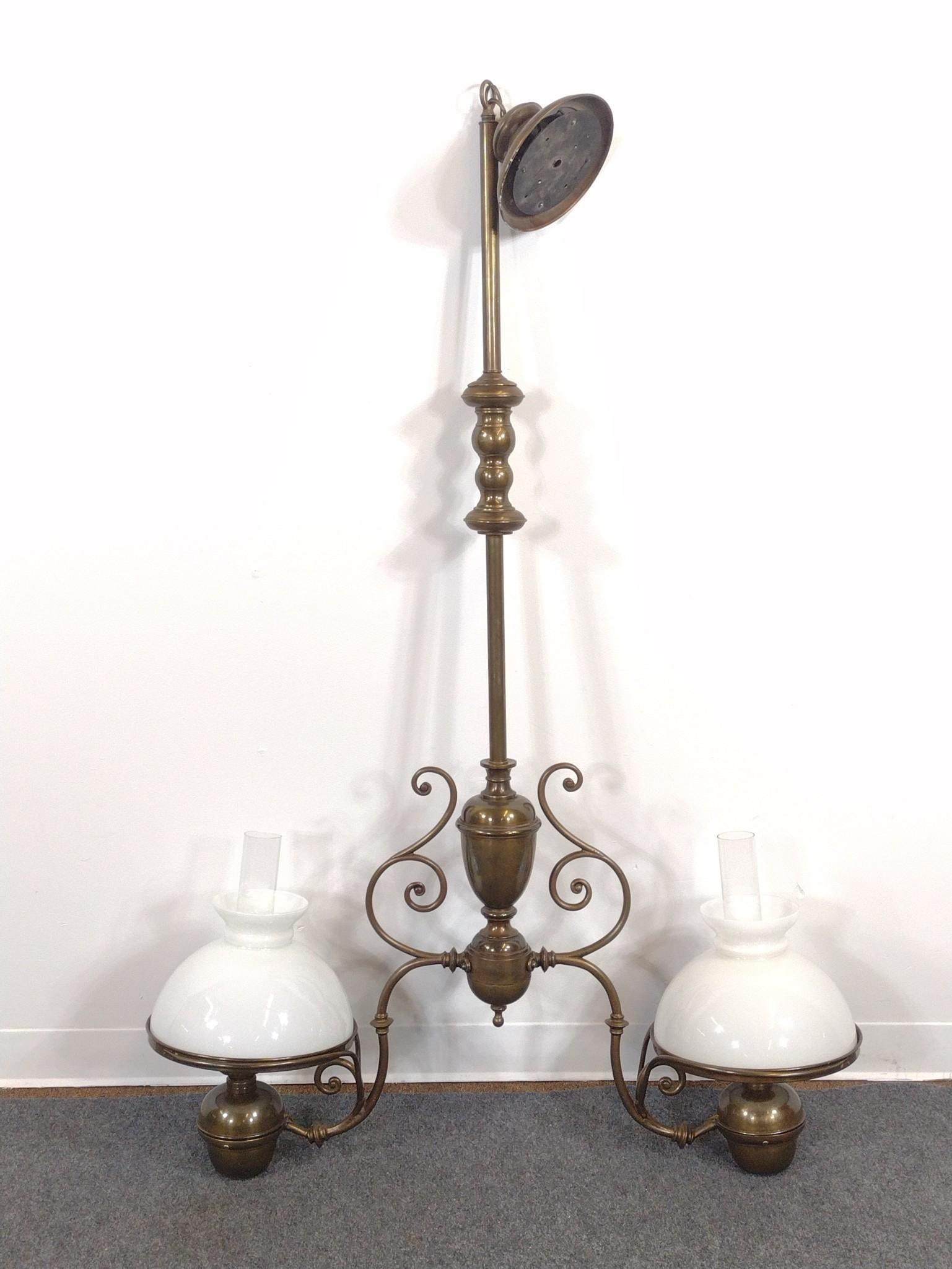 Victorian Style Brass Chandelier Fixture (1 of 4)
