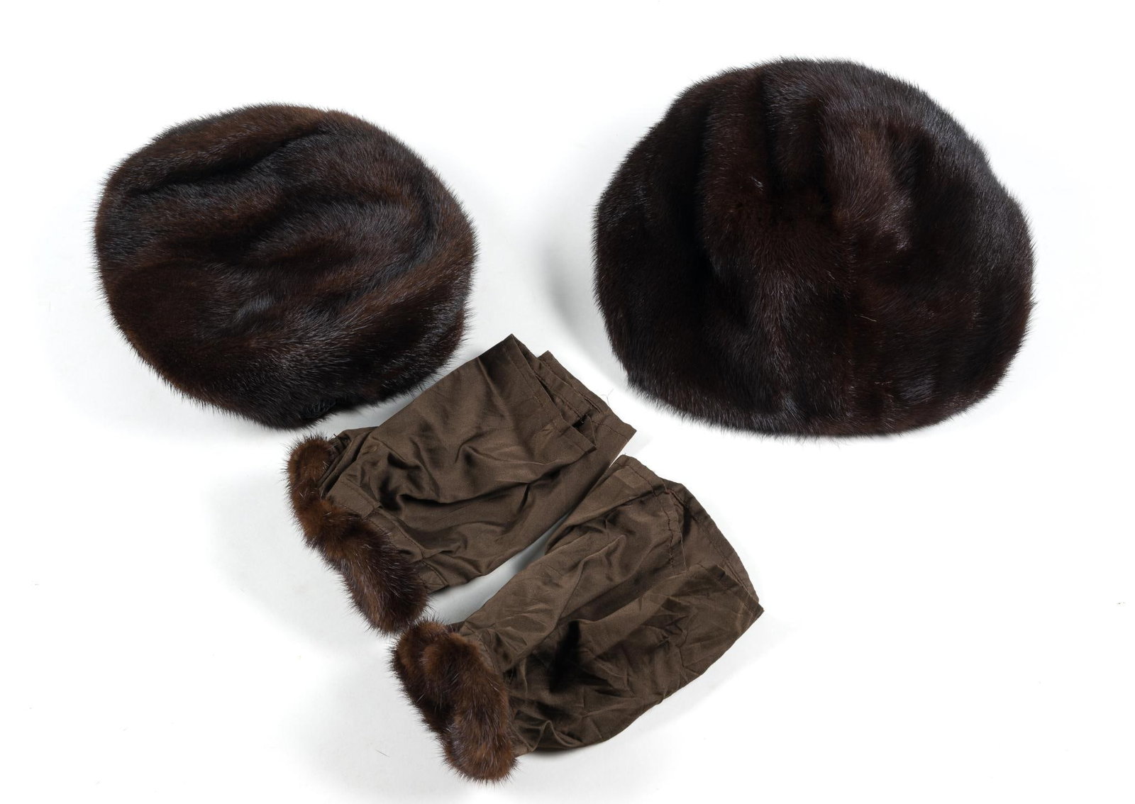 Lazare's Furs Millinery Set: Inside diameter 7". Provenance: From the Estate of Lory Patrick Jones (1933–2026), actress, writer, director, and philanthropist known professionally as Lory Patrick. During her career, she appe