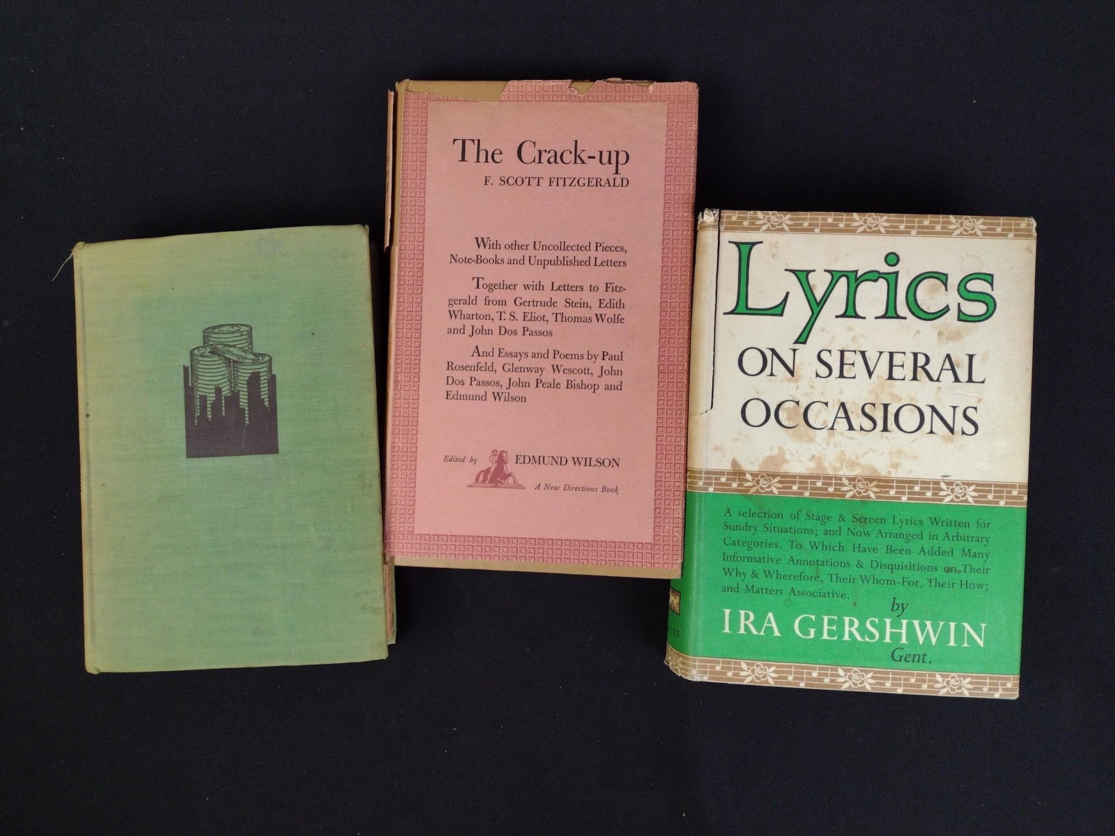 3 Rare Books Incl. First Edition Ira Gershwin & F. Scott Fitzgerald (1 of 6)