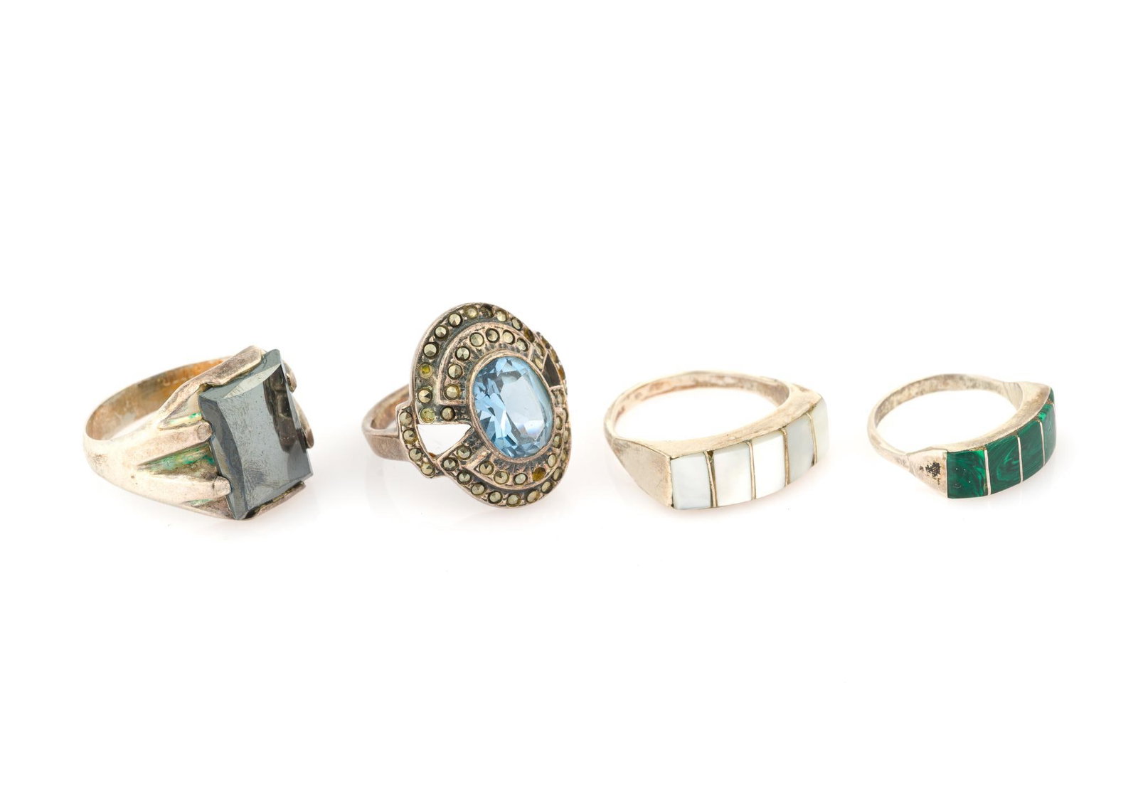 4 Sterling Silver Rings (1 of 2)
