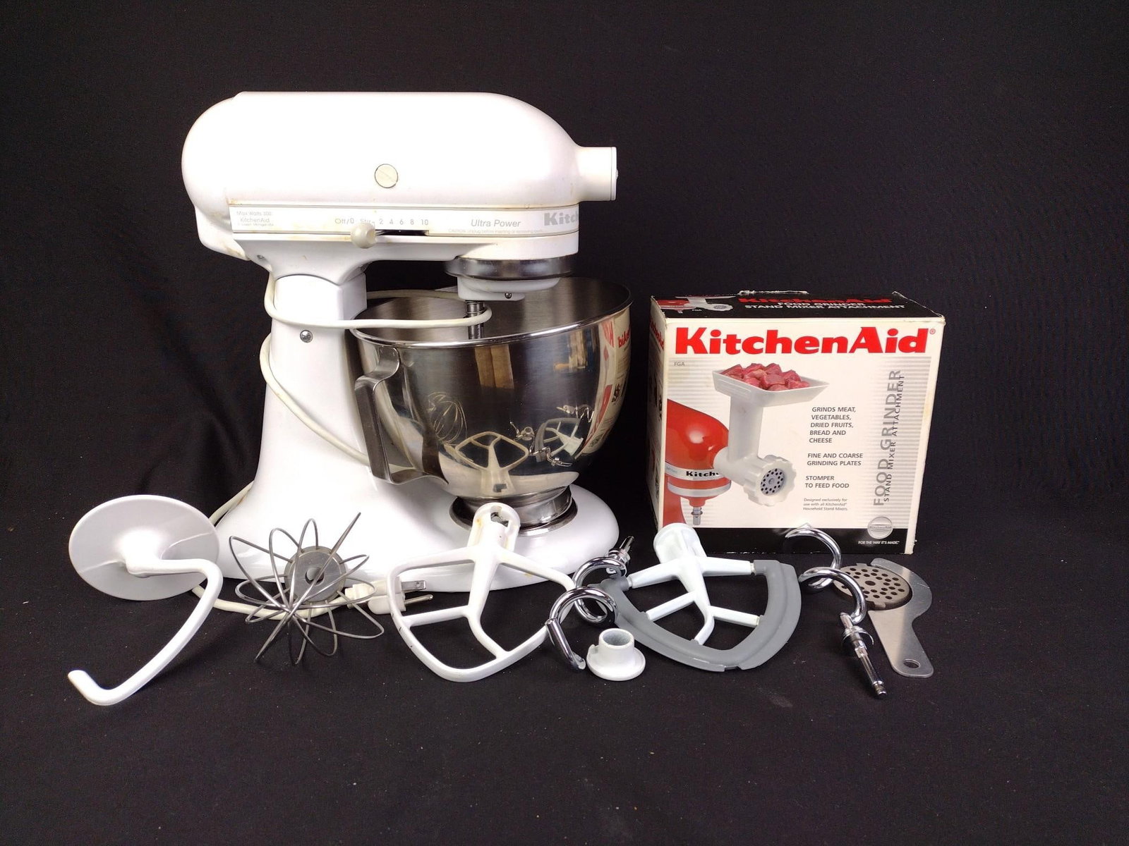 Kitchen Aid Ultra Power Mixer & Food Grinder Attachment (1 of 4)