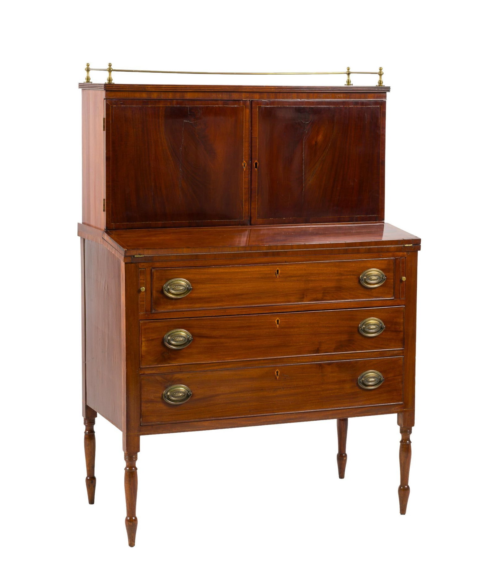 New England Sheraton Writing Desk (1 of 7)