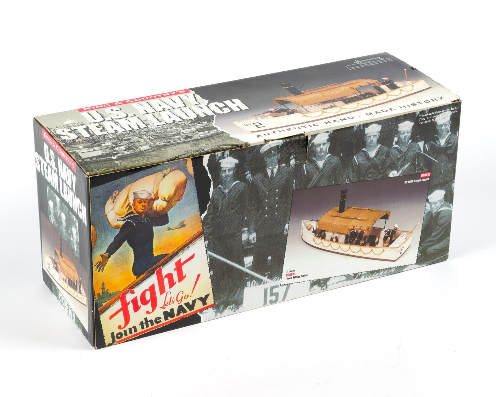 King & Country #USN012 Model U.S. Navy Steam Launch (1 of 2)