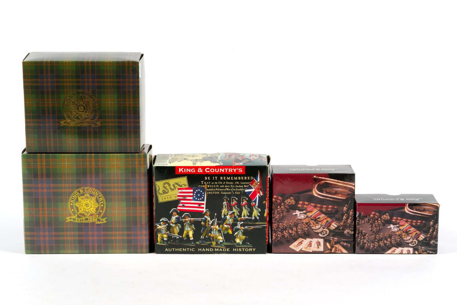 5 King & Country Die Cast Metal Soldier Sets (1 of 5)