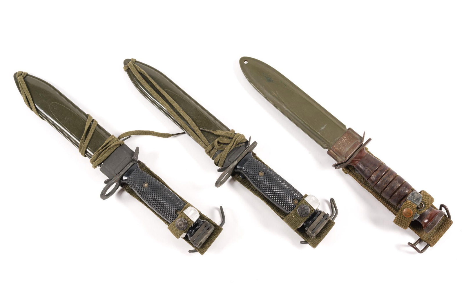 2 U.S. M7 & U.S. M3 Knives (1 of 10)